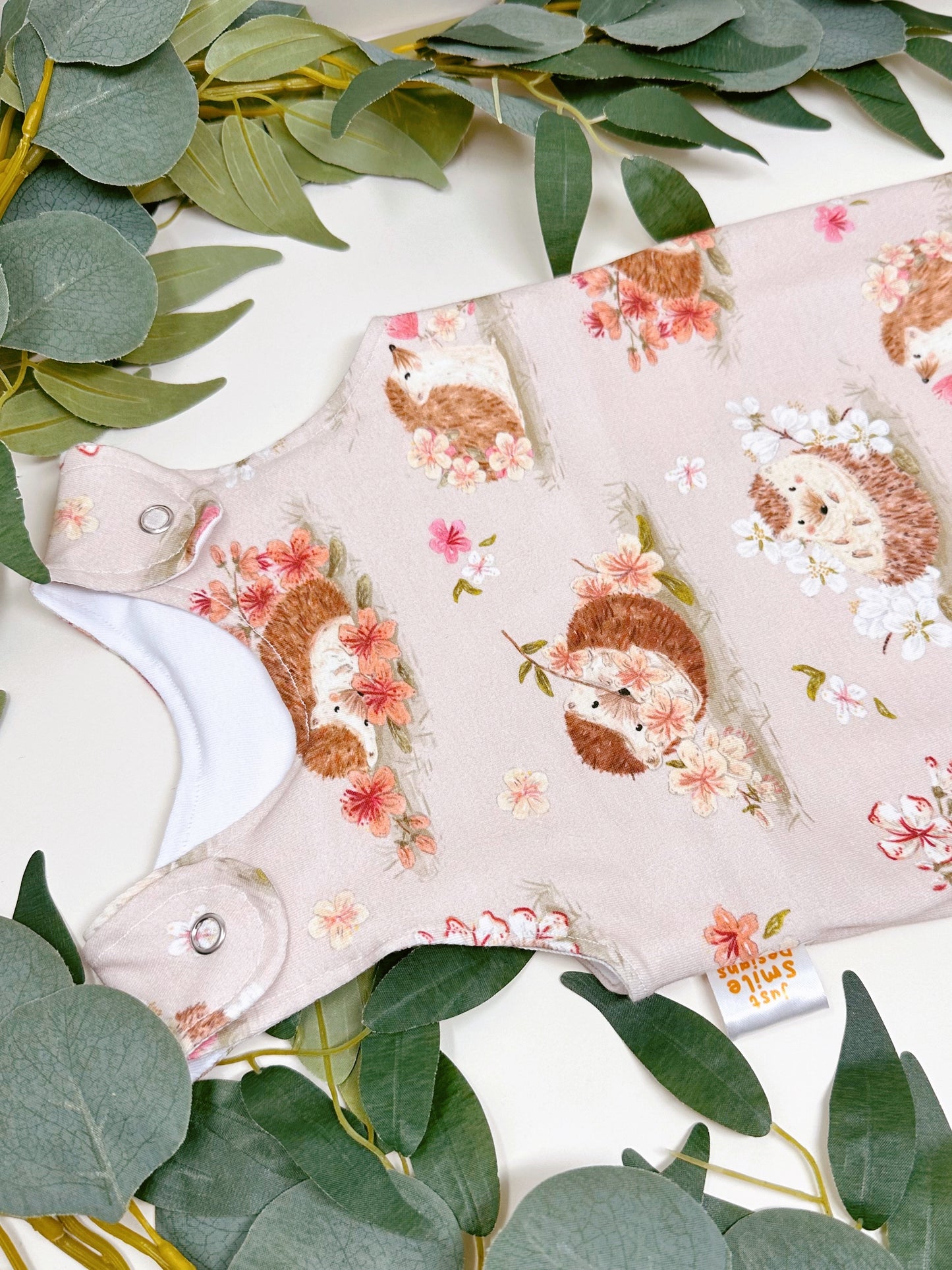 Sakura Hedgehog Romper