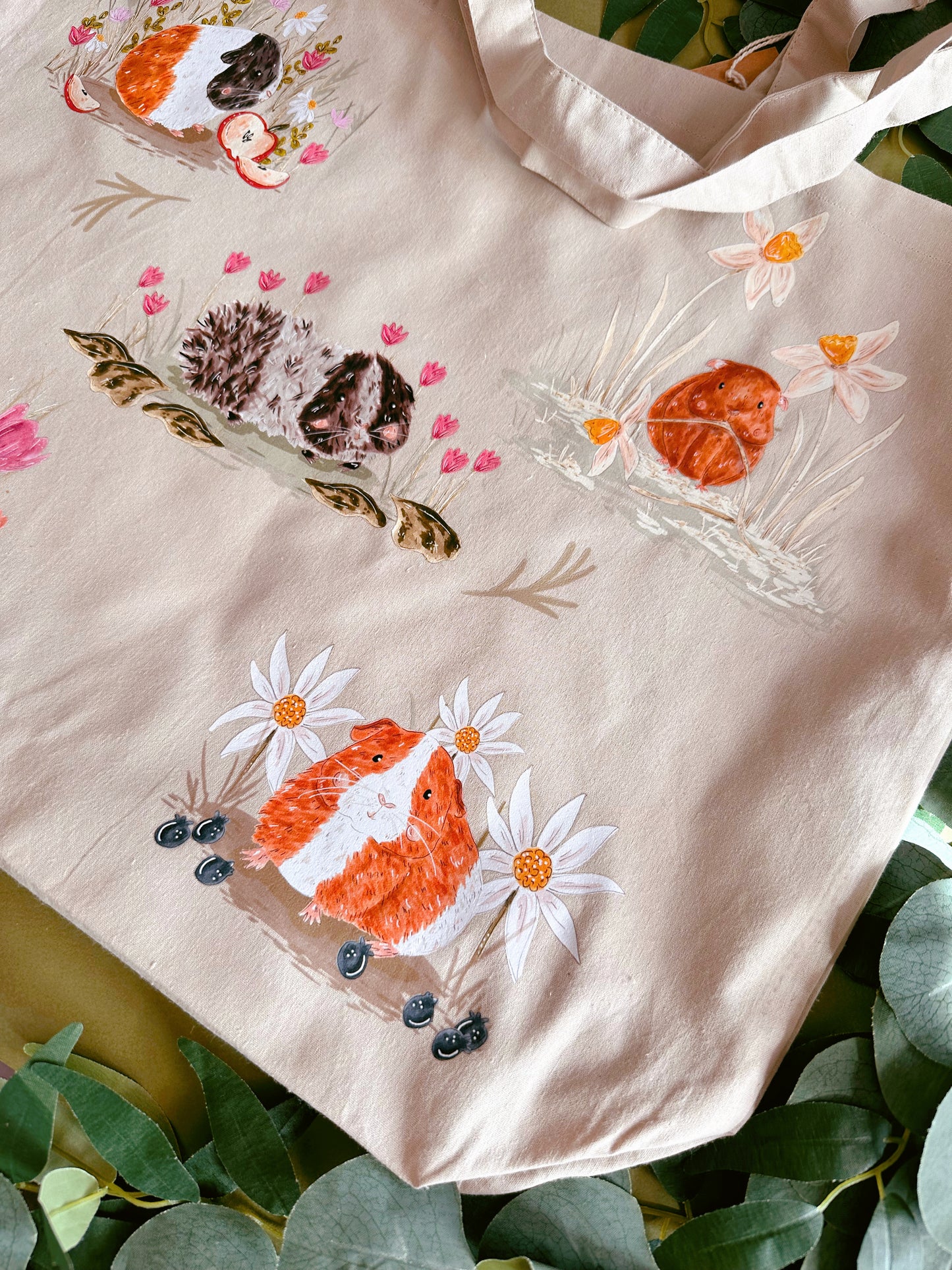 Guinea Pig Maxi Tote Bag - Organic Cotton