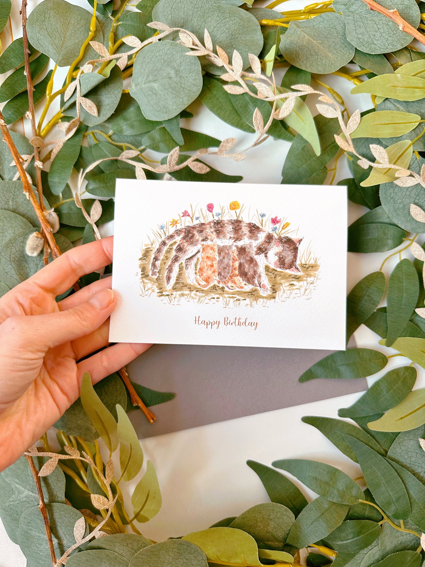 Cat Birthday Card