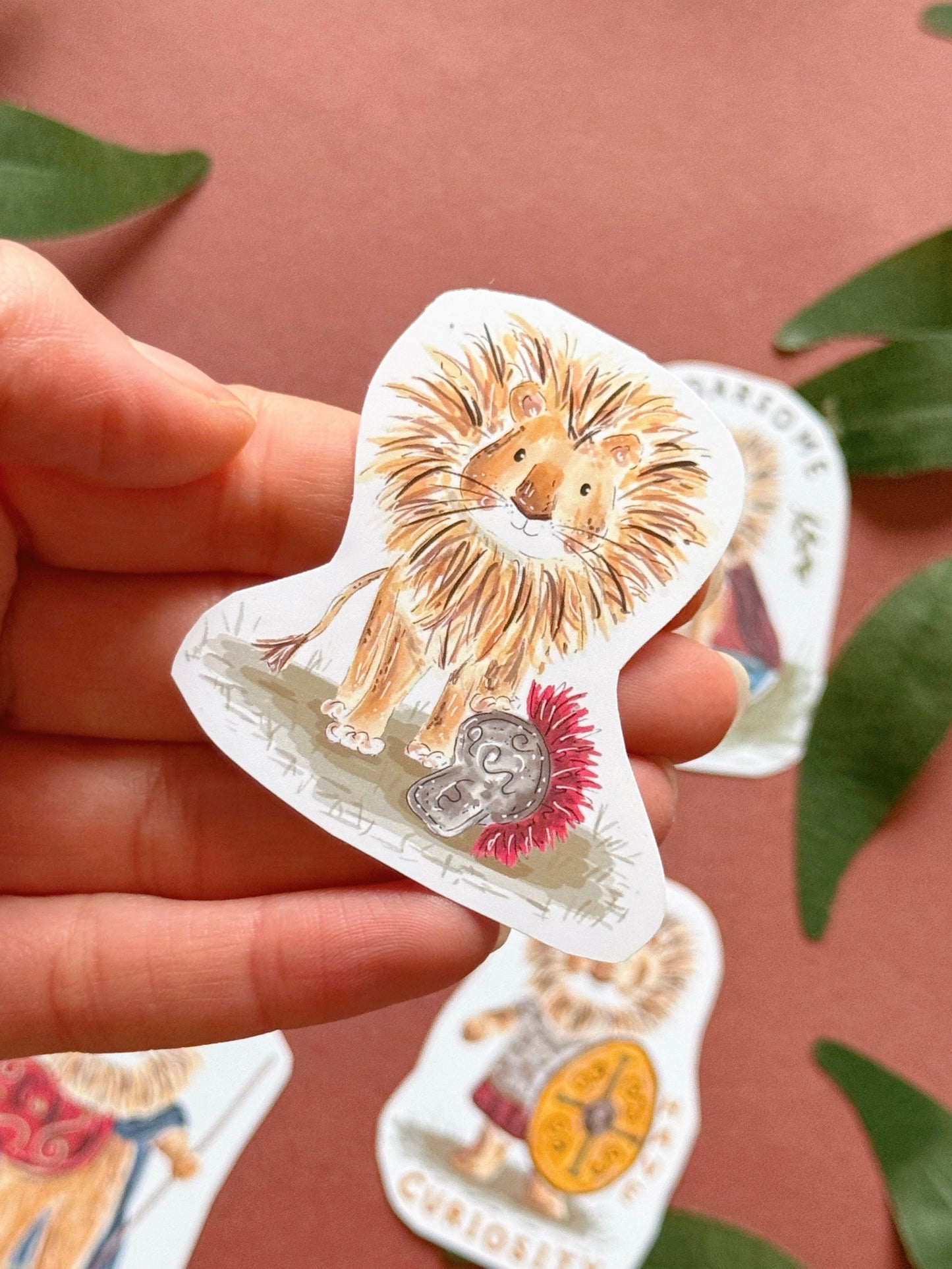 Warrior Lion Sticker