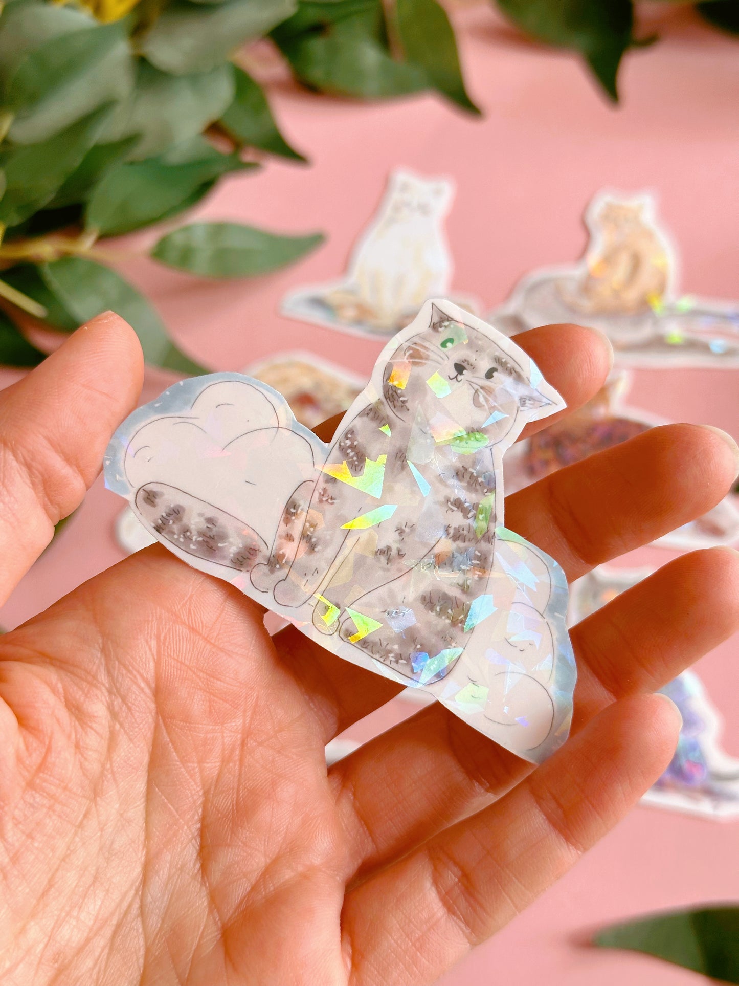 Cat Era Sticker - Holographic