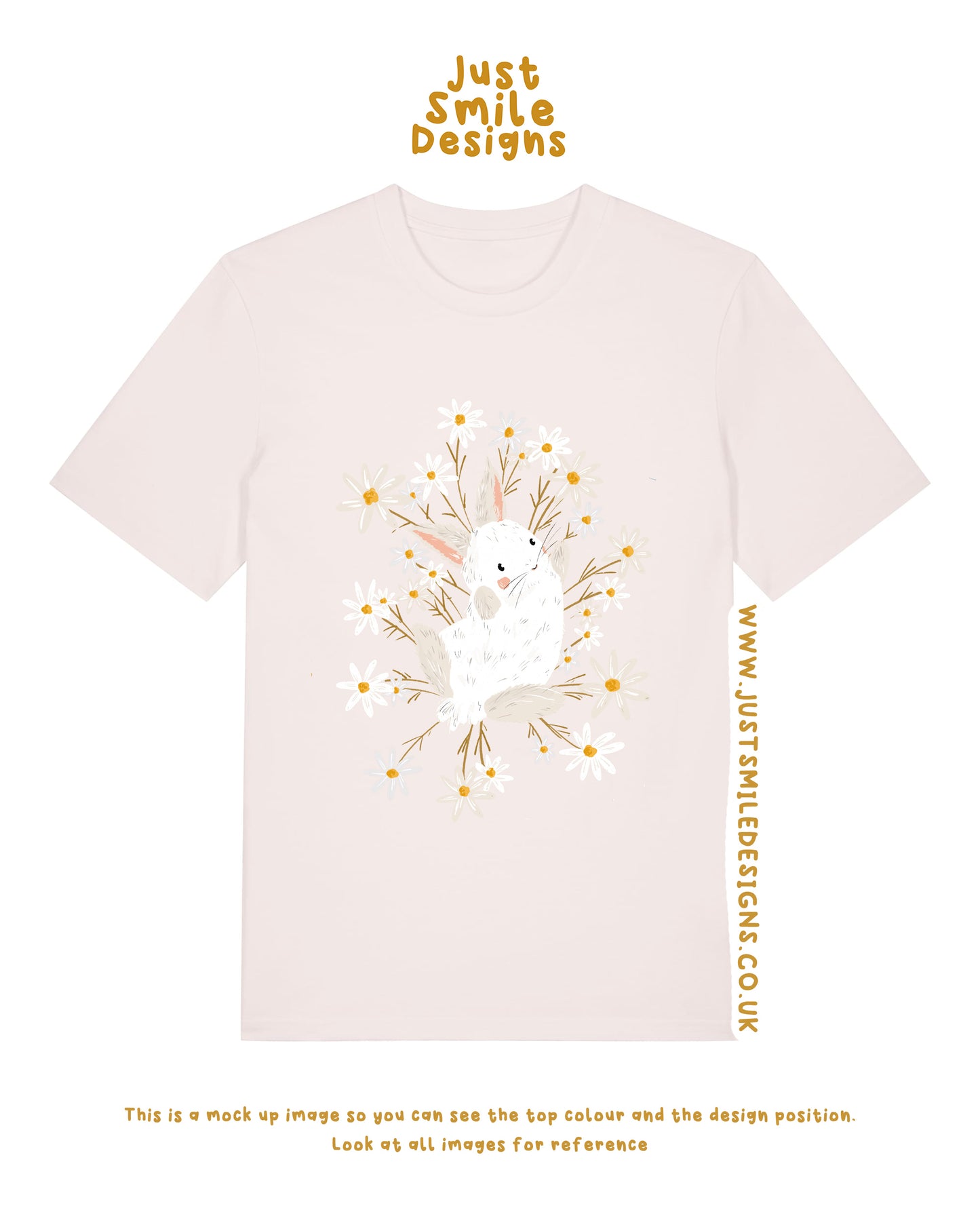 Daisy Rabbit Graphic T-Shirt - Organic Cotton