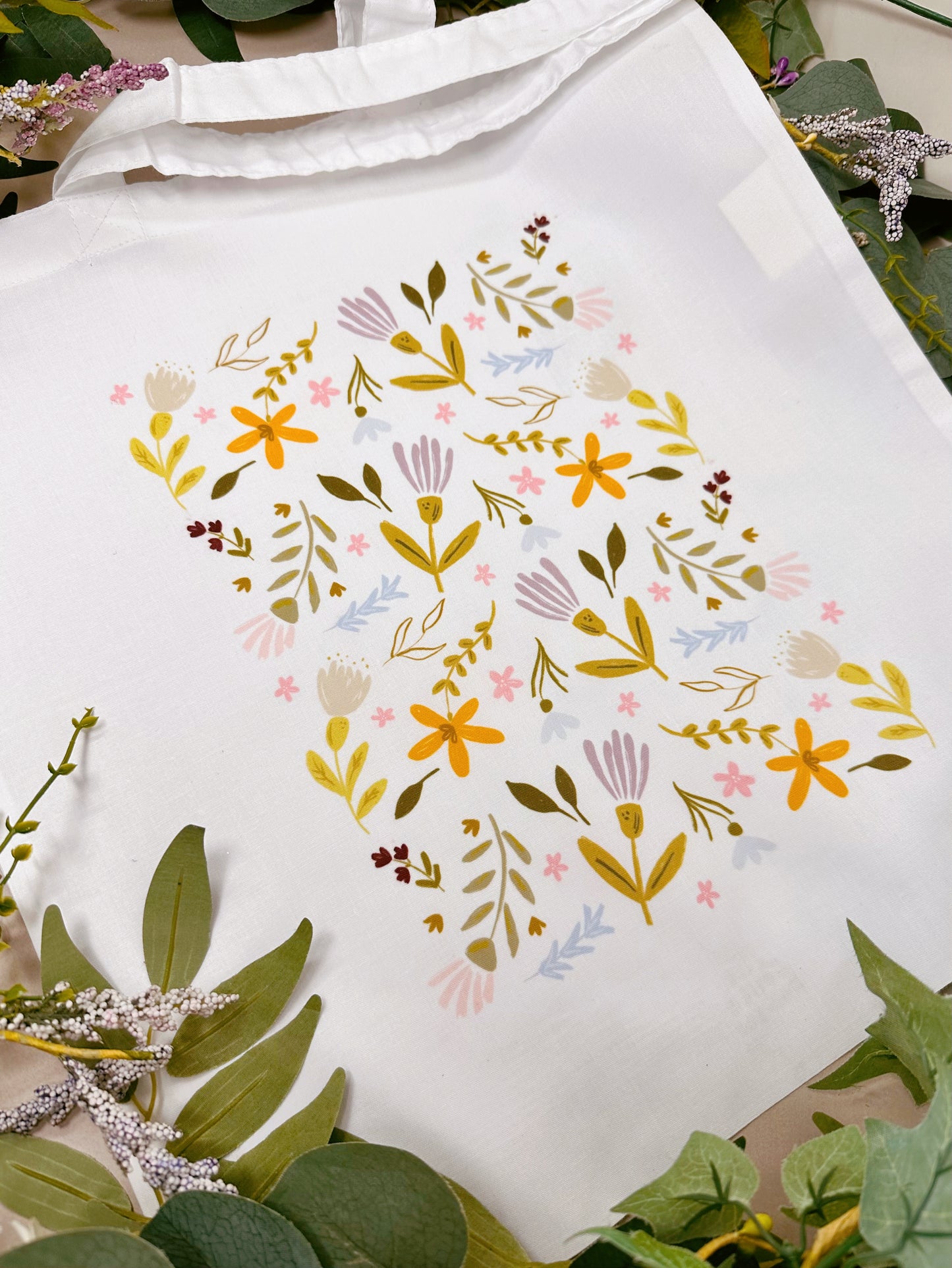 Fresh Flowers Tote Bag