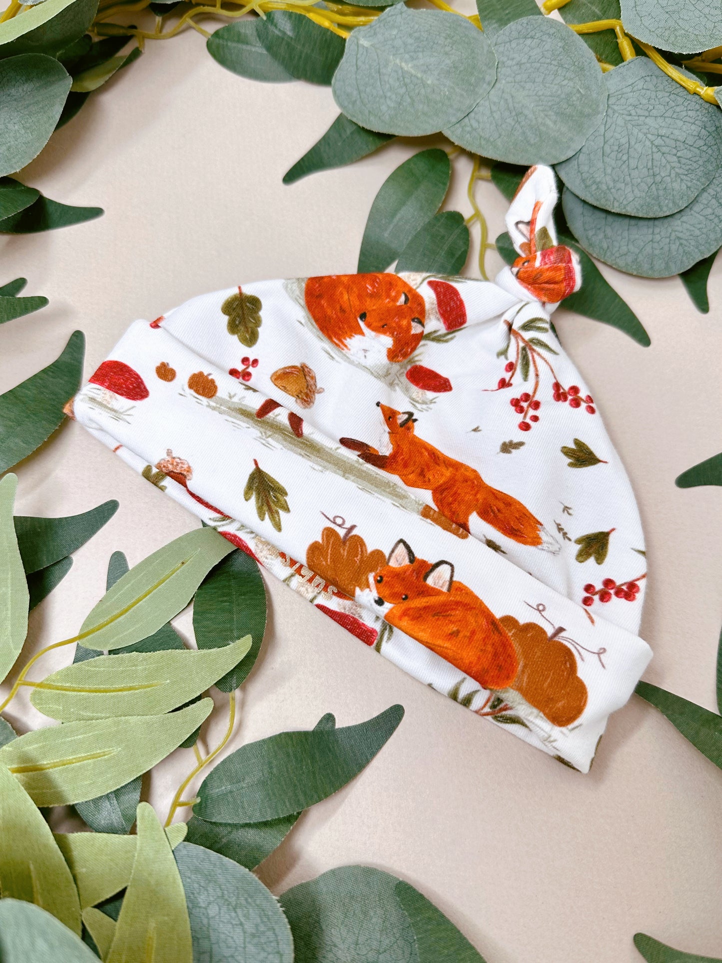 Autumn Fox Baby Hat