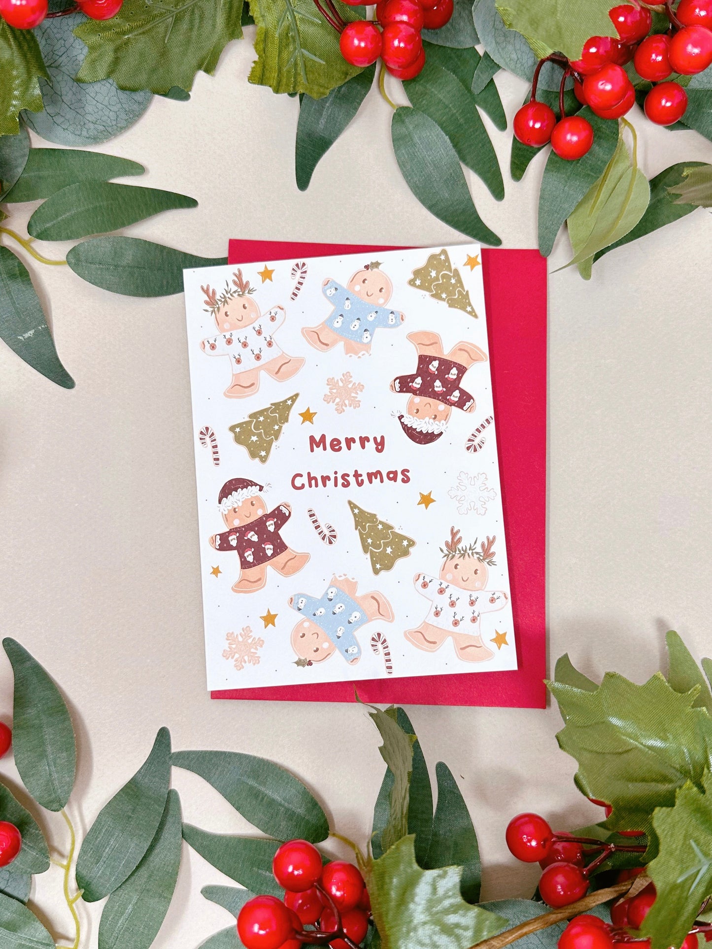 Gingerbread Christmas Card
