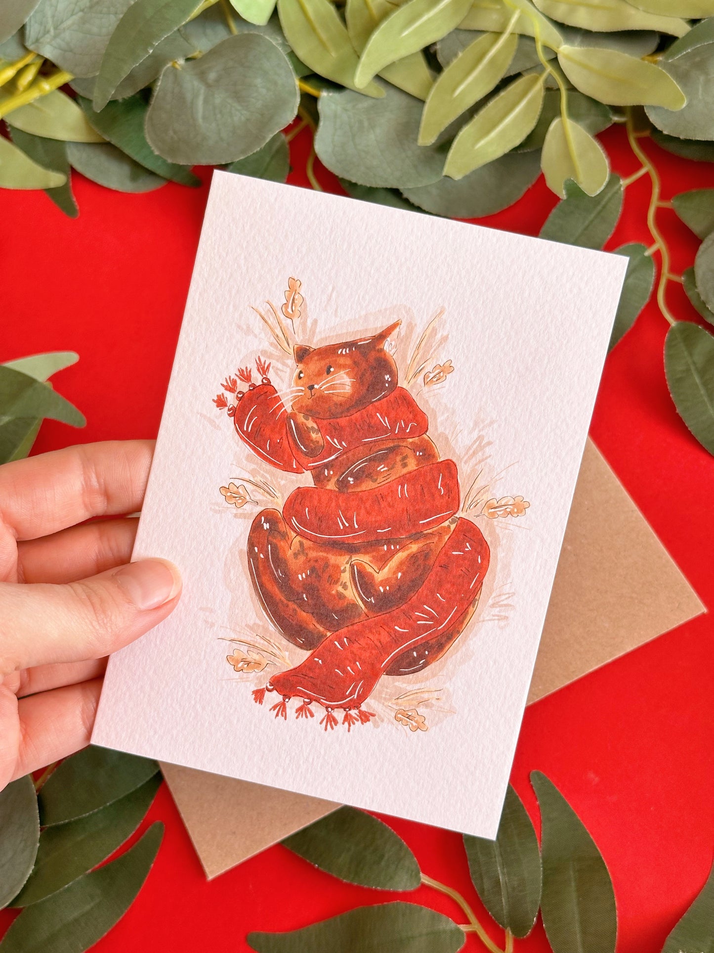 Scarf Cat Era Card