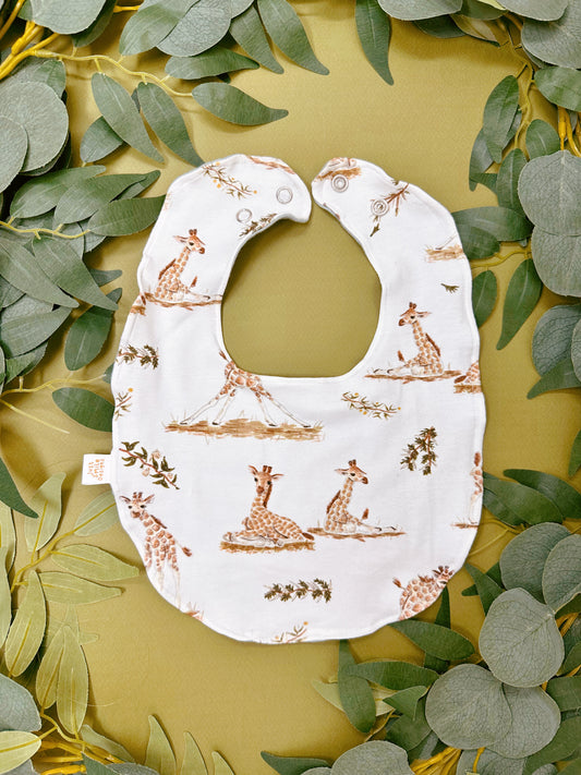 Giraffe Bib - Rounded