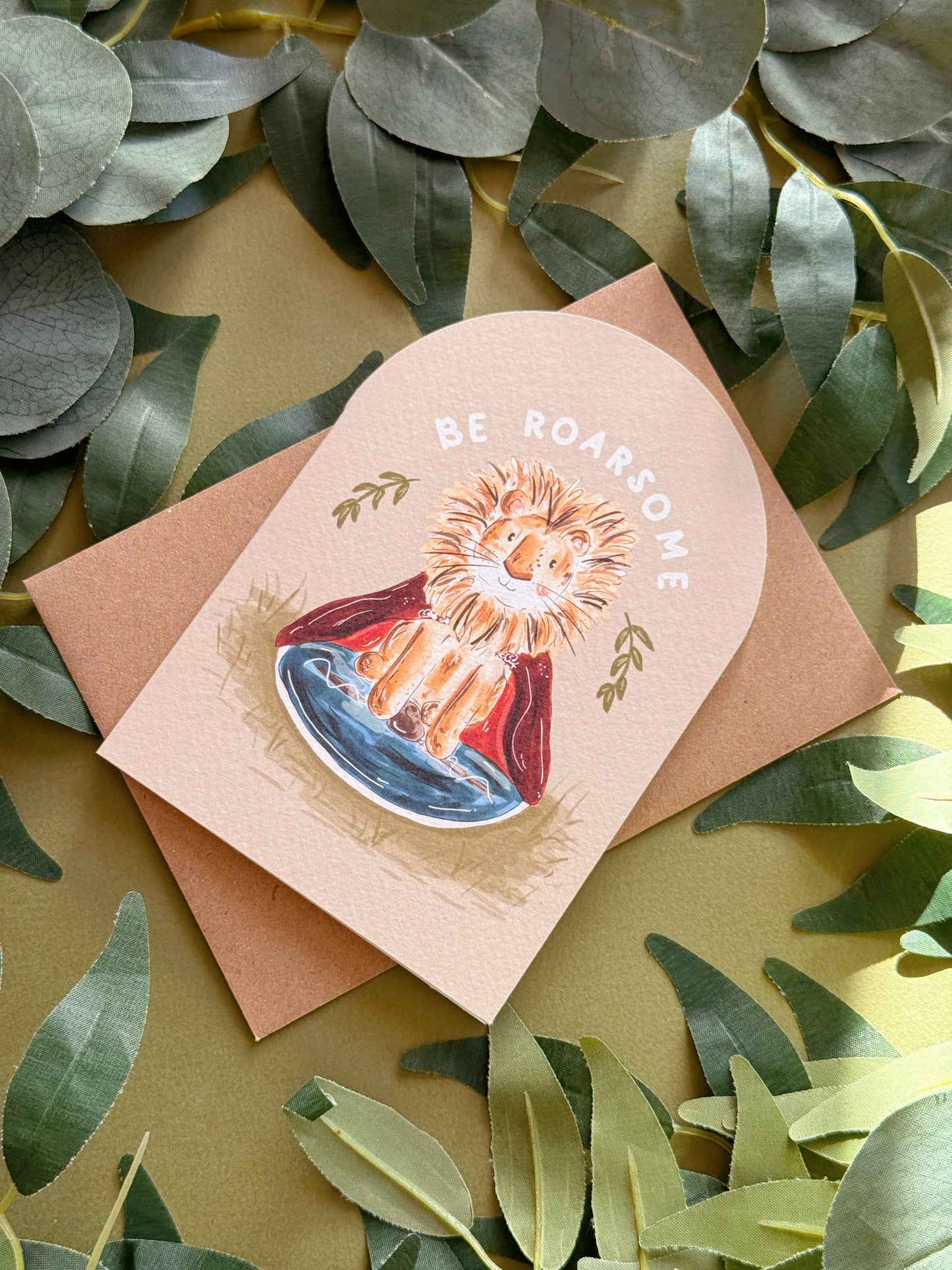 Roarsome Lion Card