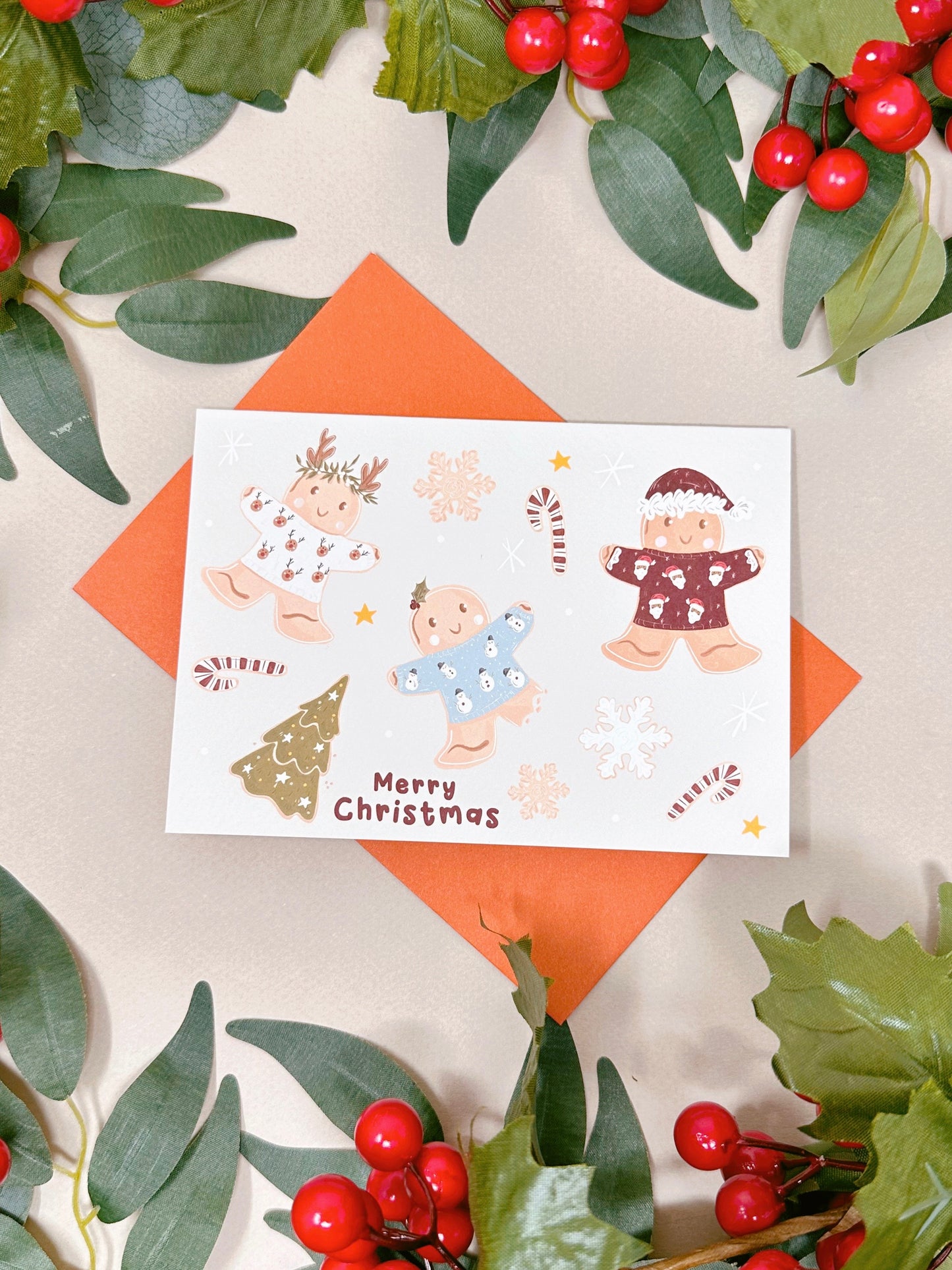 Gingerbread Christmas Card