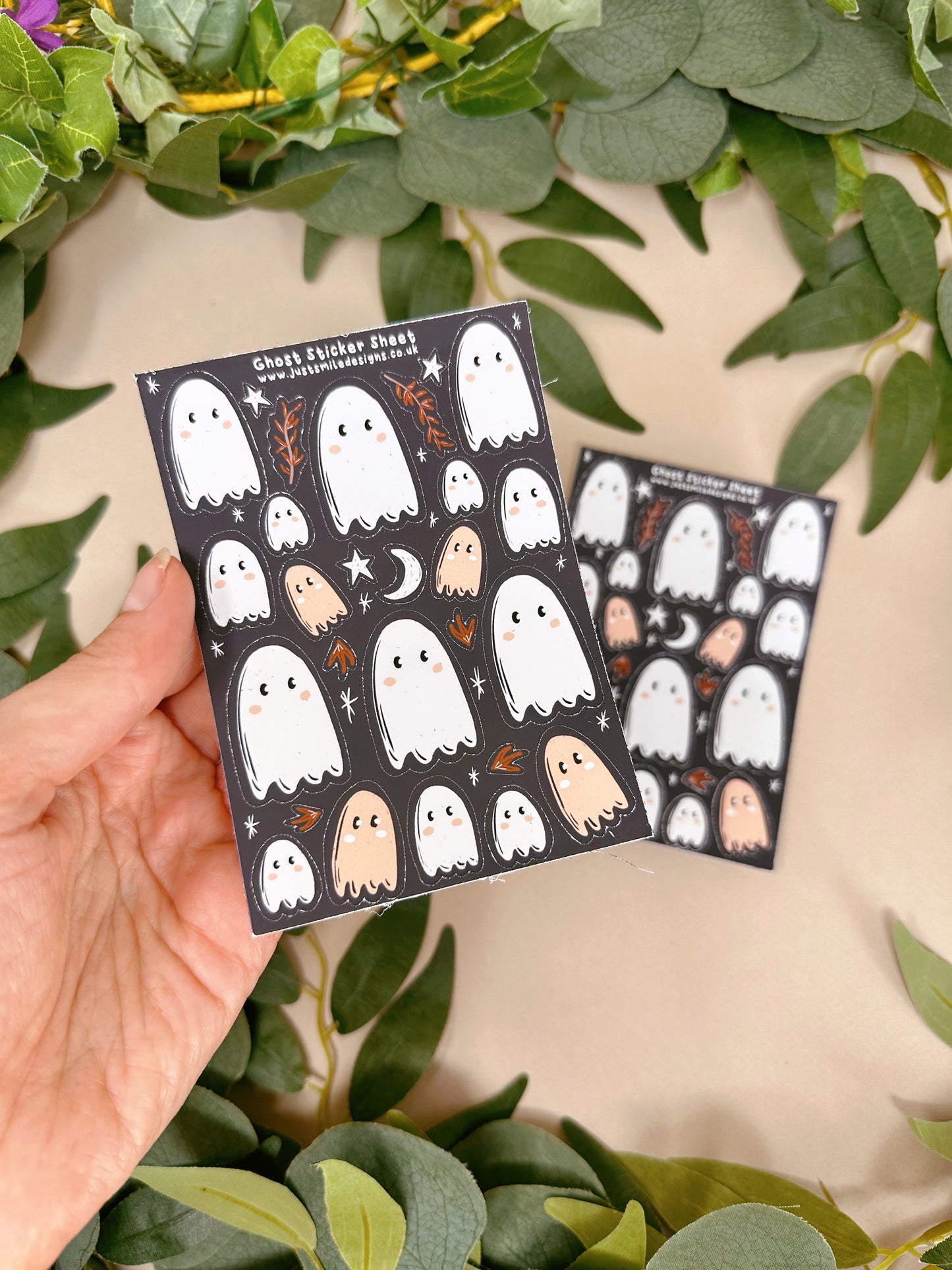 Spooky Ghost Sticker Sheet