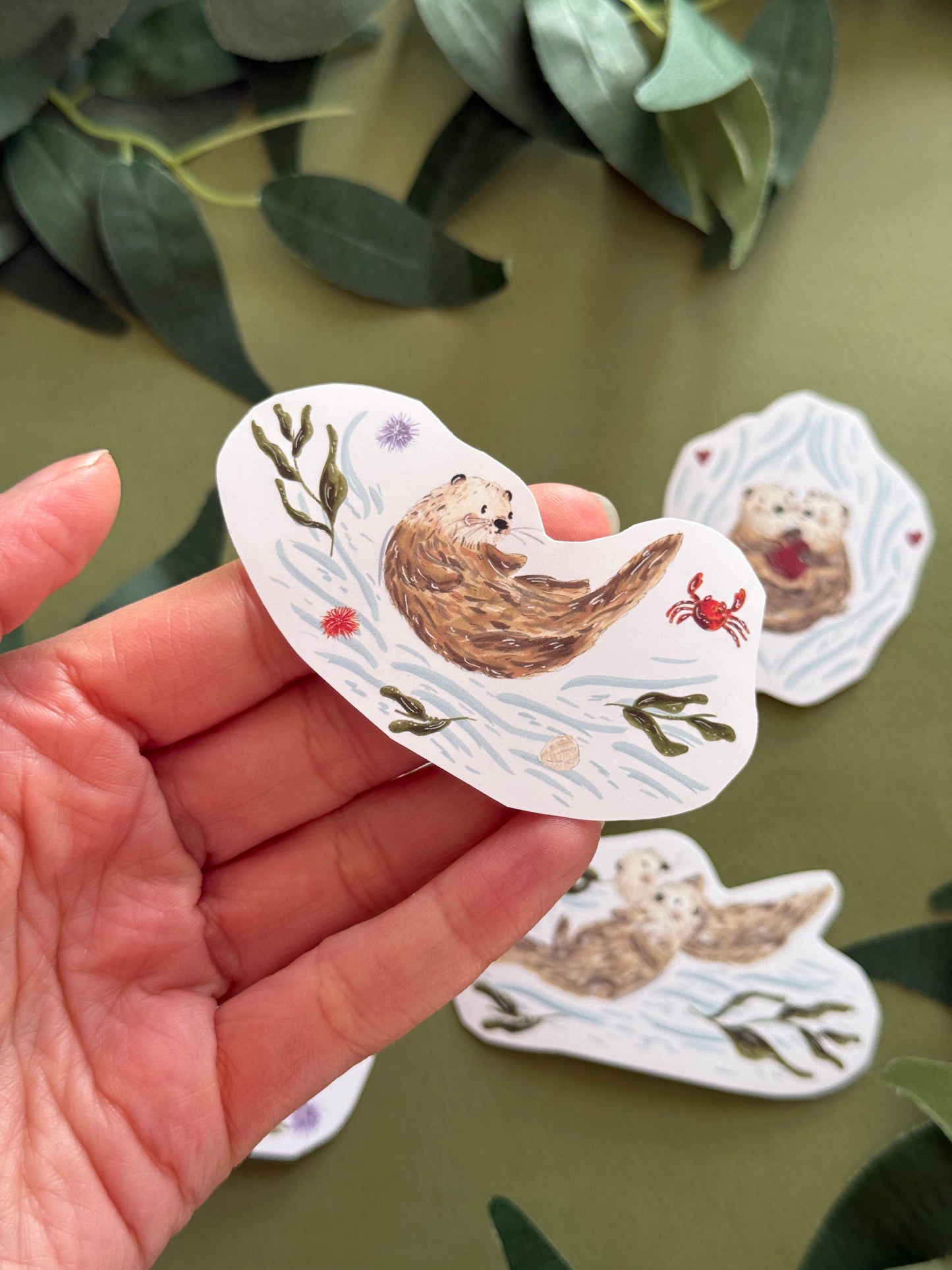 Sea Otter Sticker