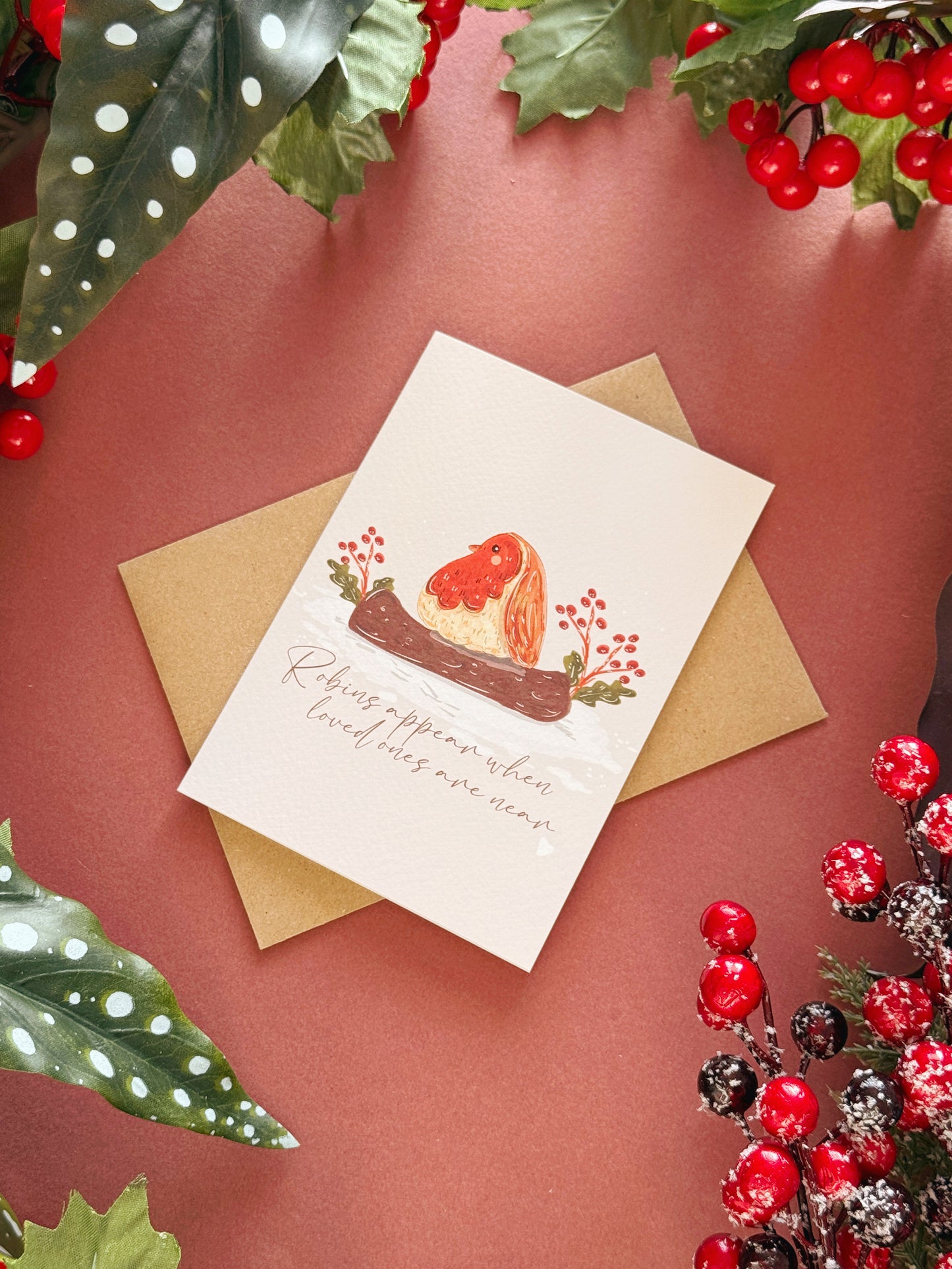 Robin Sympathy Card