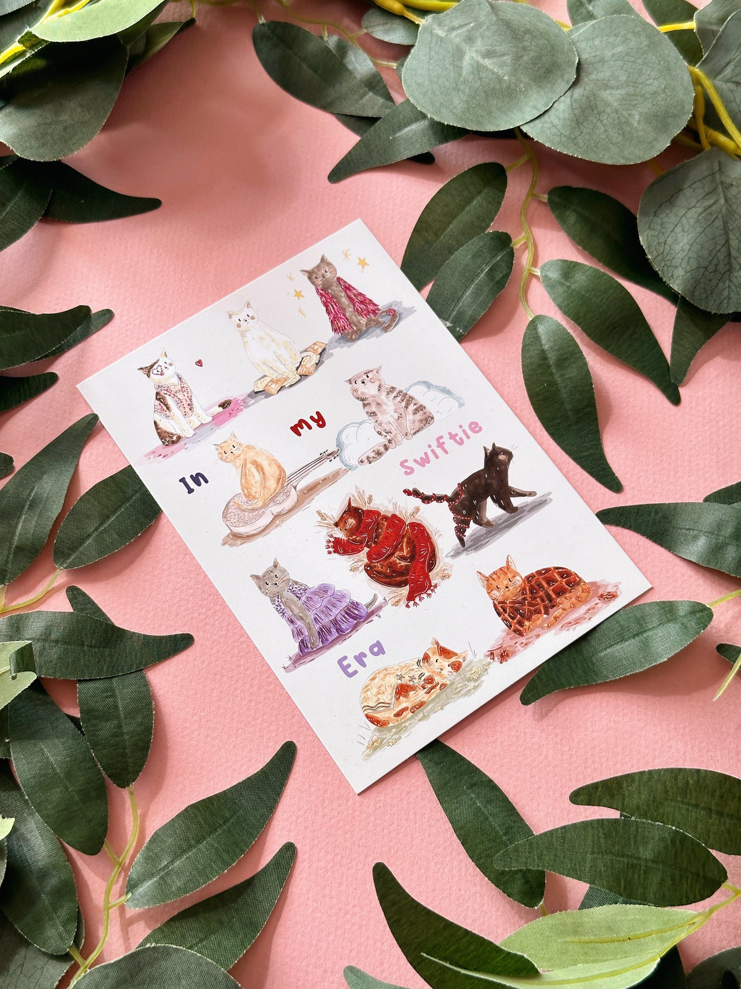 Cat Eras Postcard
