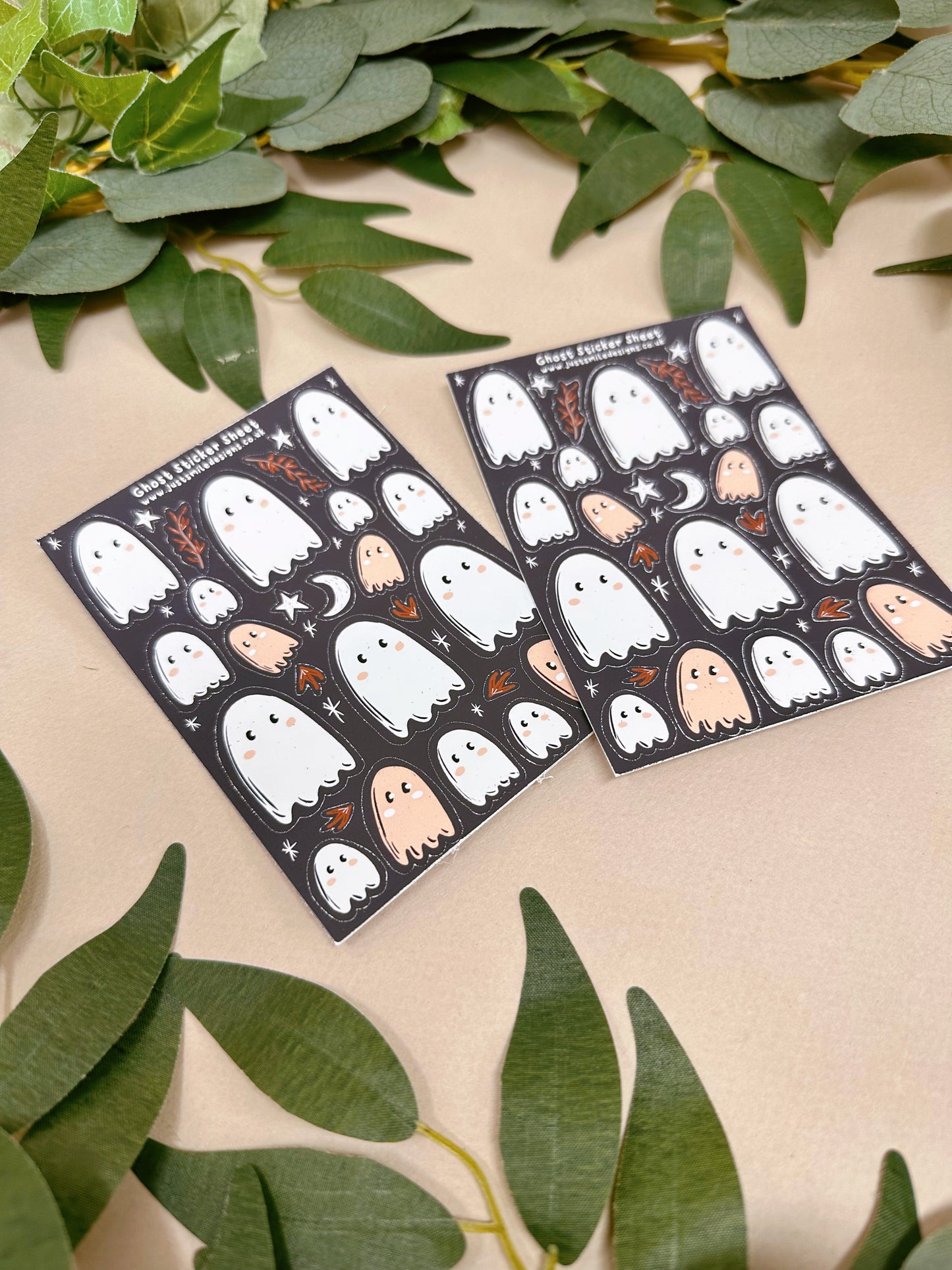 Spooky Ghost Sticker Sheet