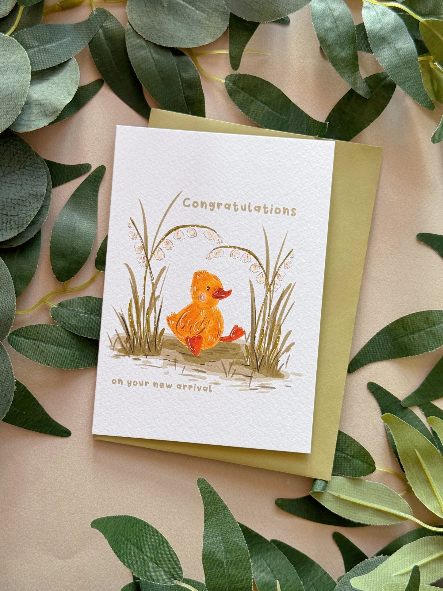 Duckling New Arrival Card