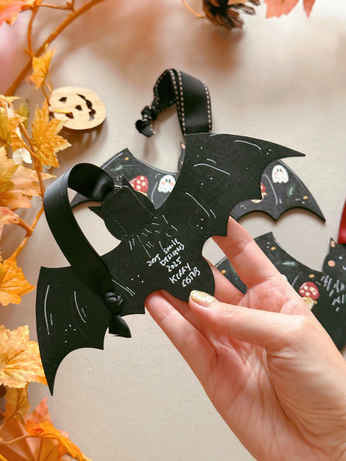 Wooden Bat Decoration
