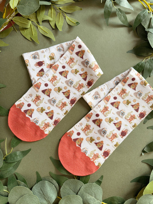 Viking bear socks