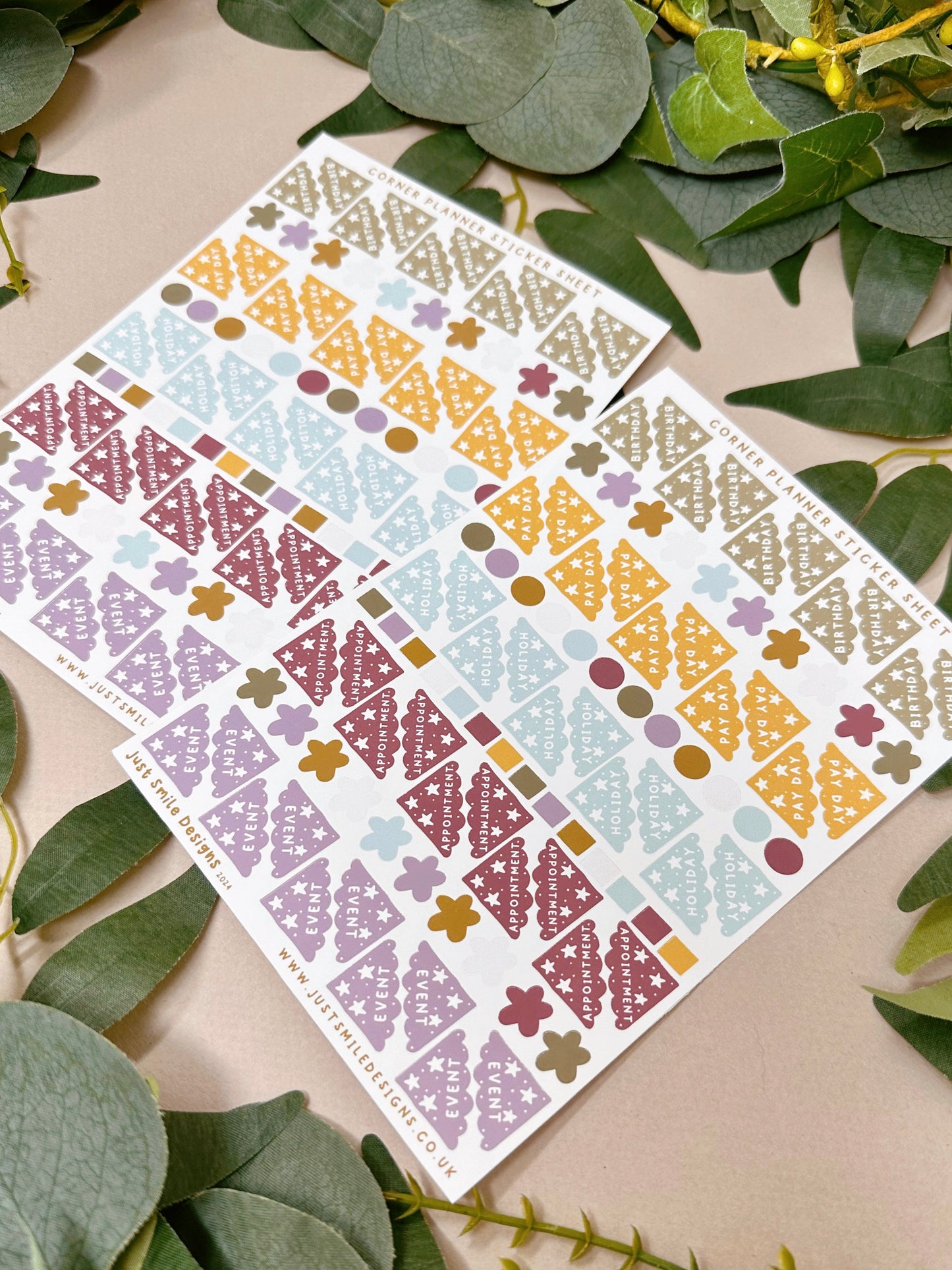 Event Planner Sticker Sheet