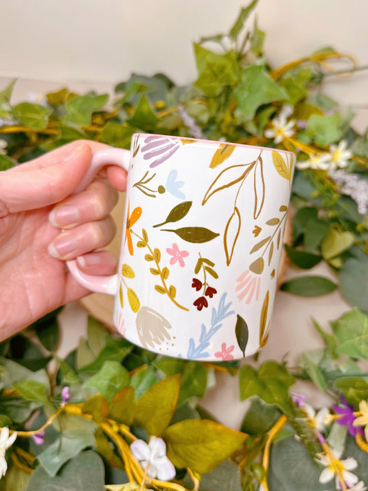 Fresh Flowers Ceramic Mug