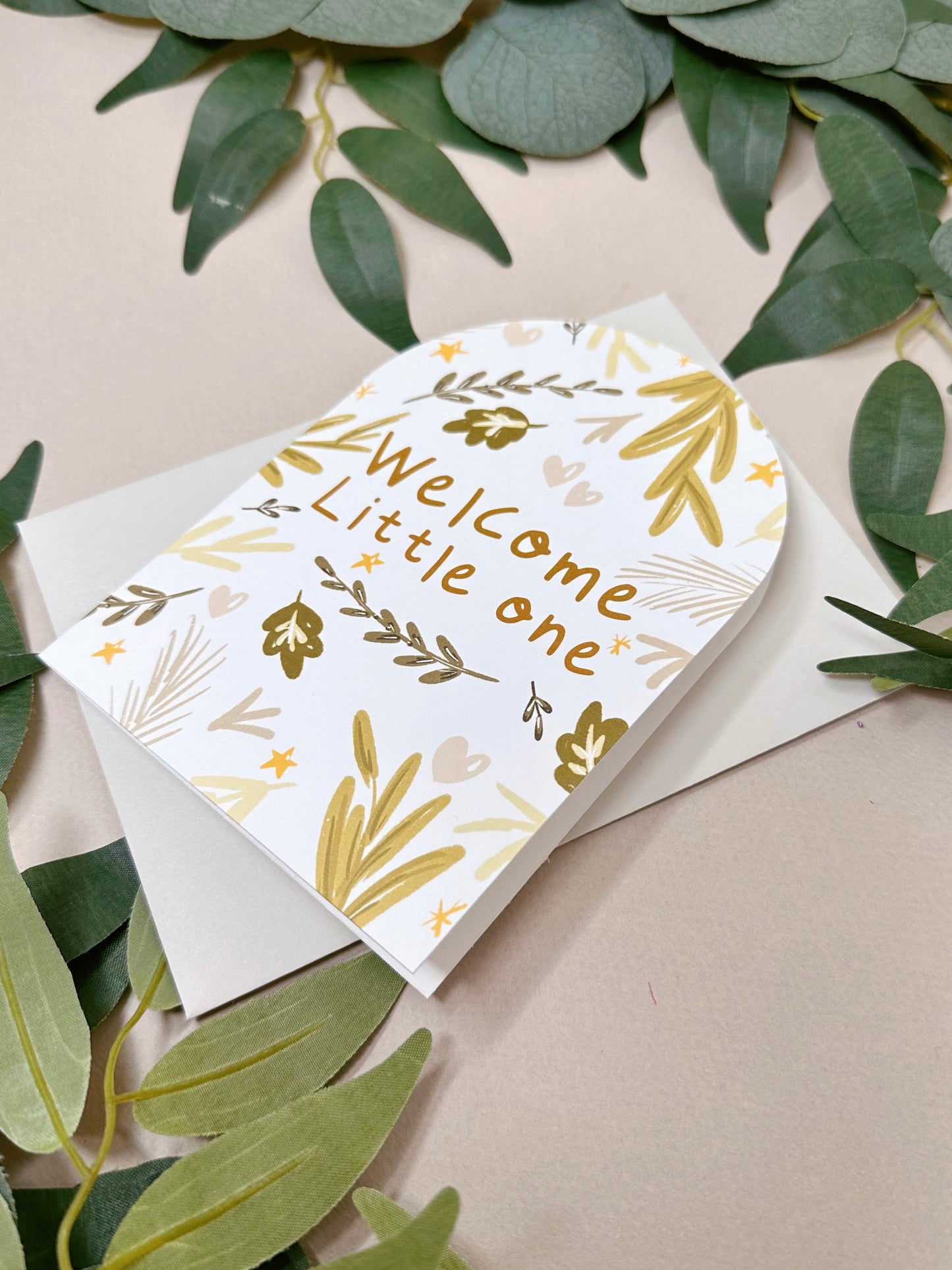 Botanical New Baby Card