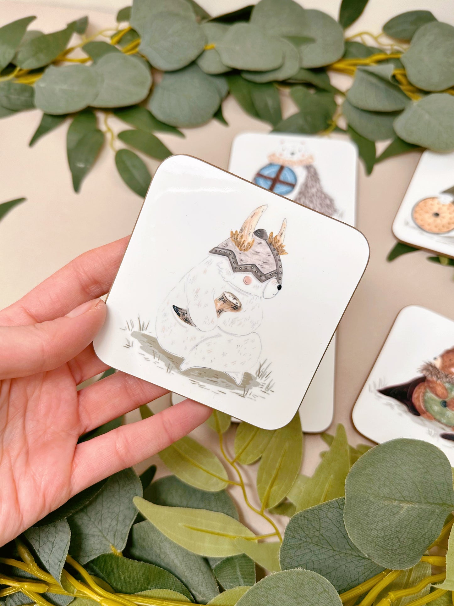 Viking Bear Coaster