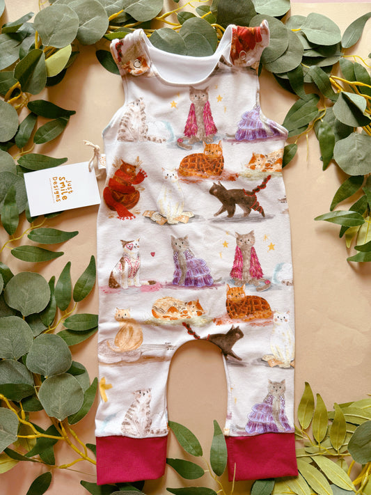 Era cats long romper