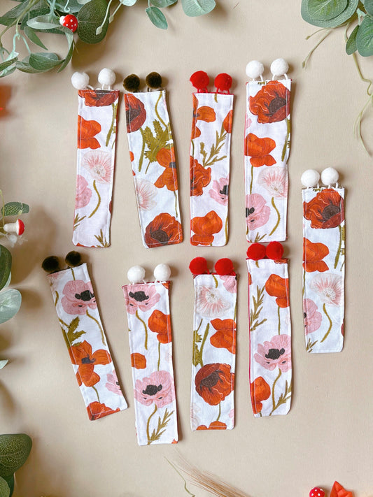 Poppy bookmark