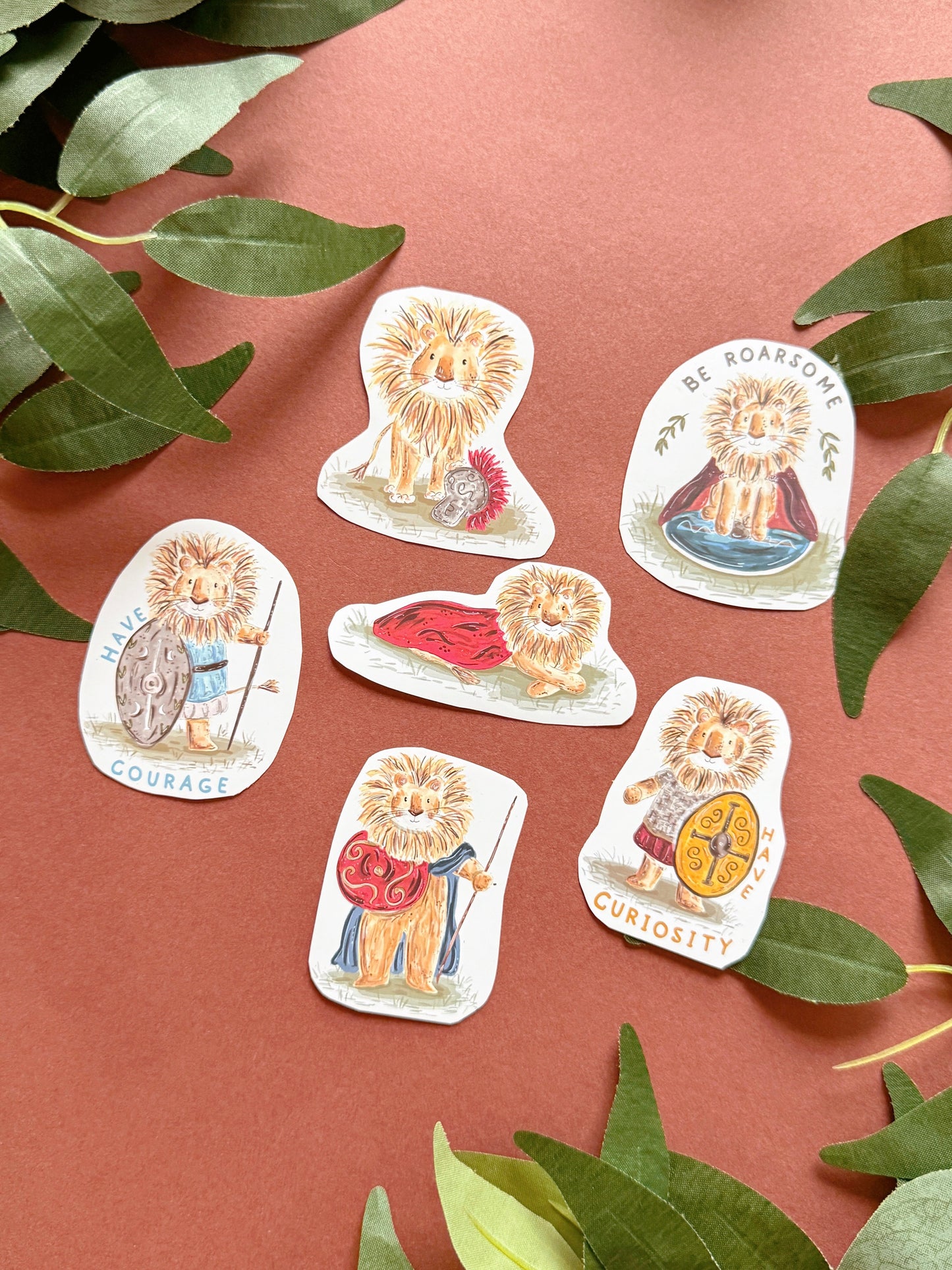 Warrior Lion Sticker