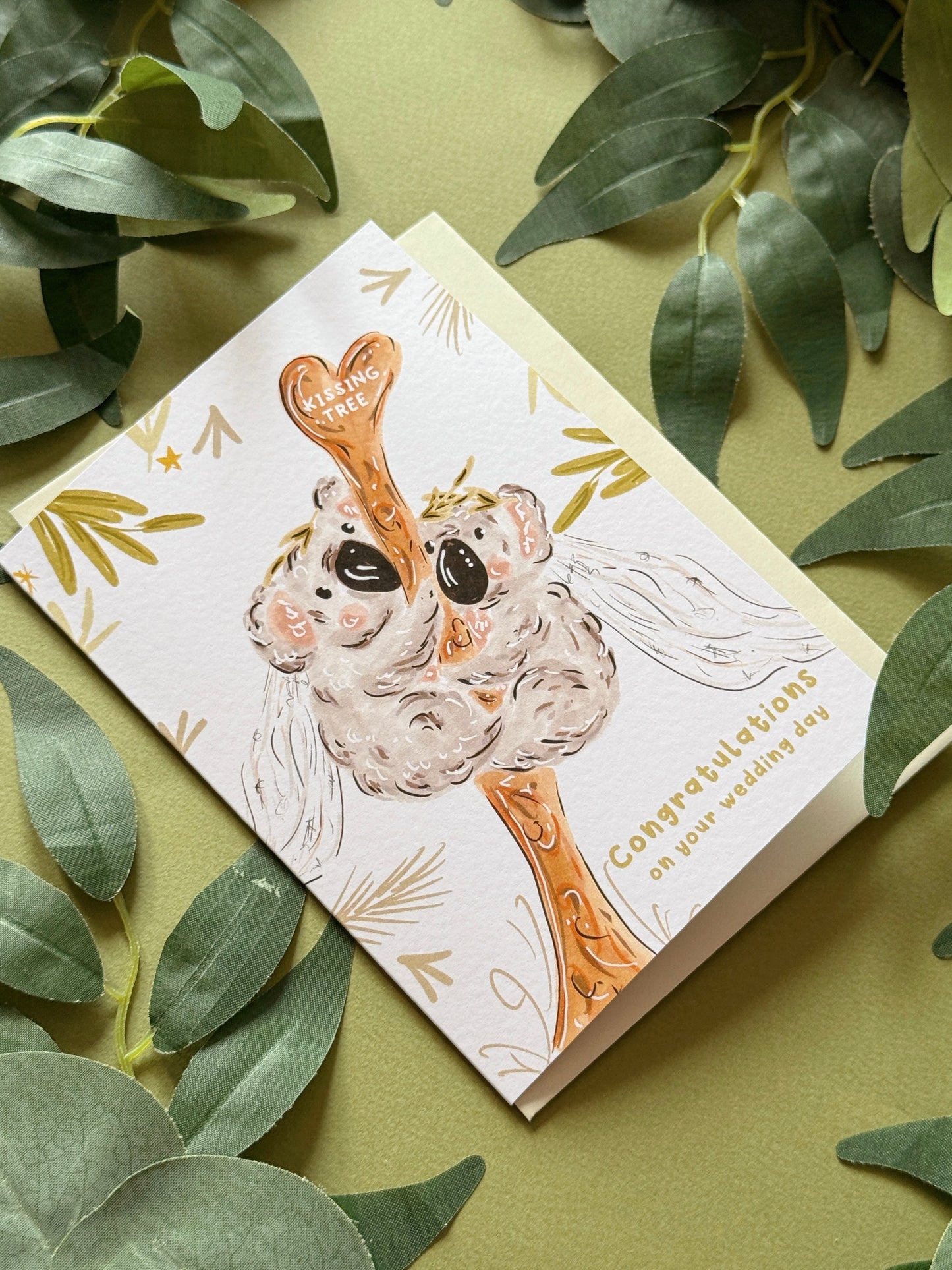 Mrs & Mrs Koalas Wedding Card