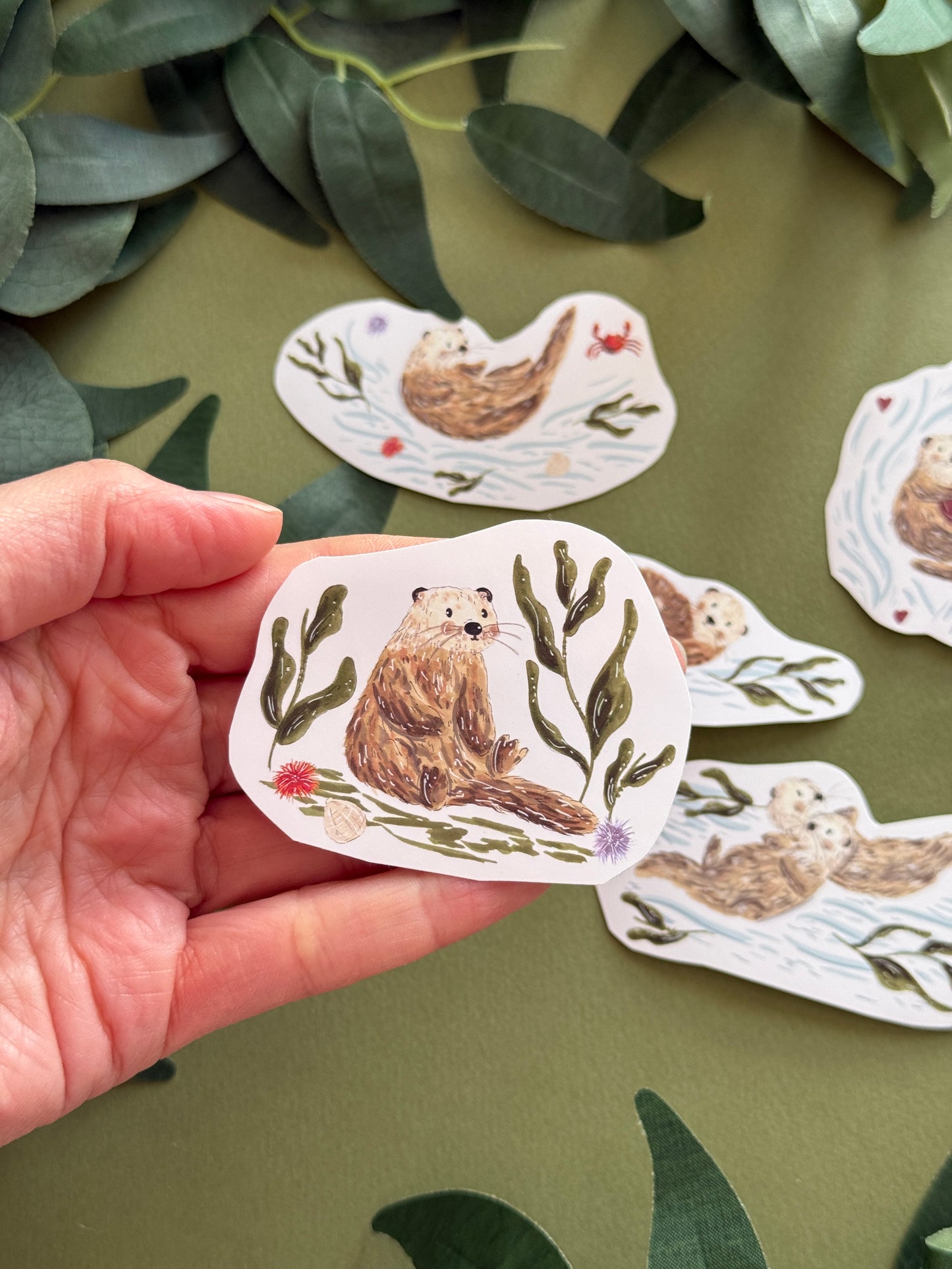 Sea Otter Sticker
