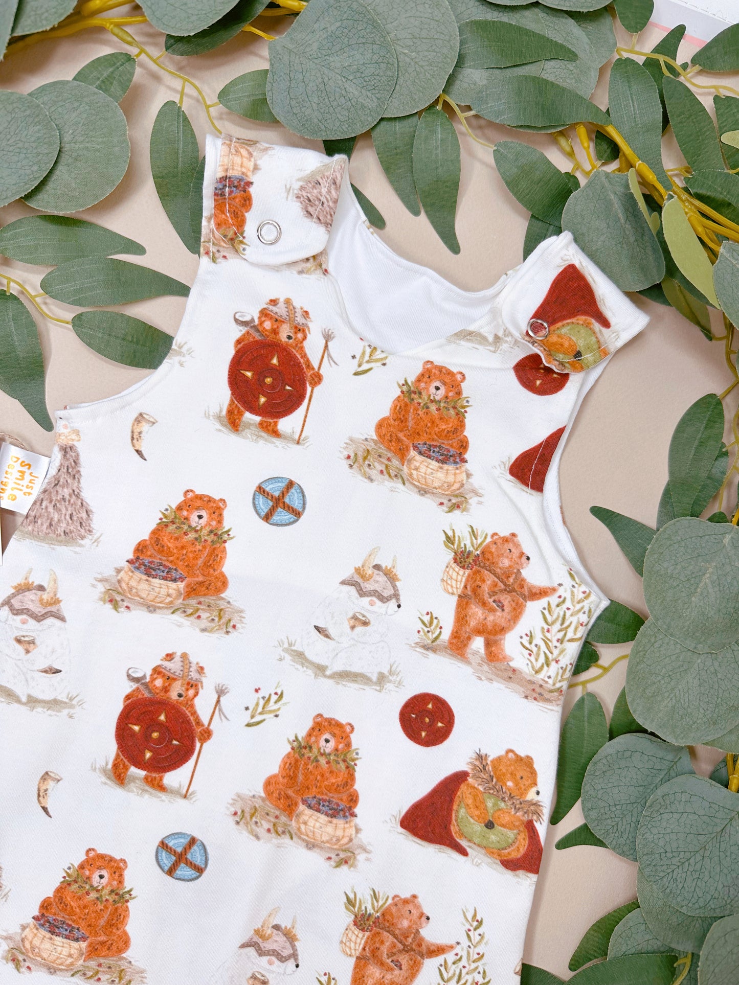Viking Bear Short Romper