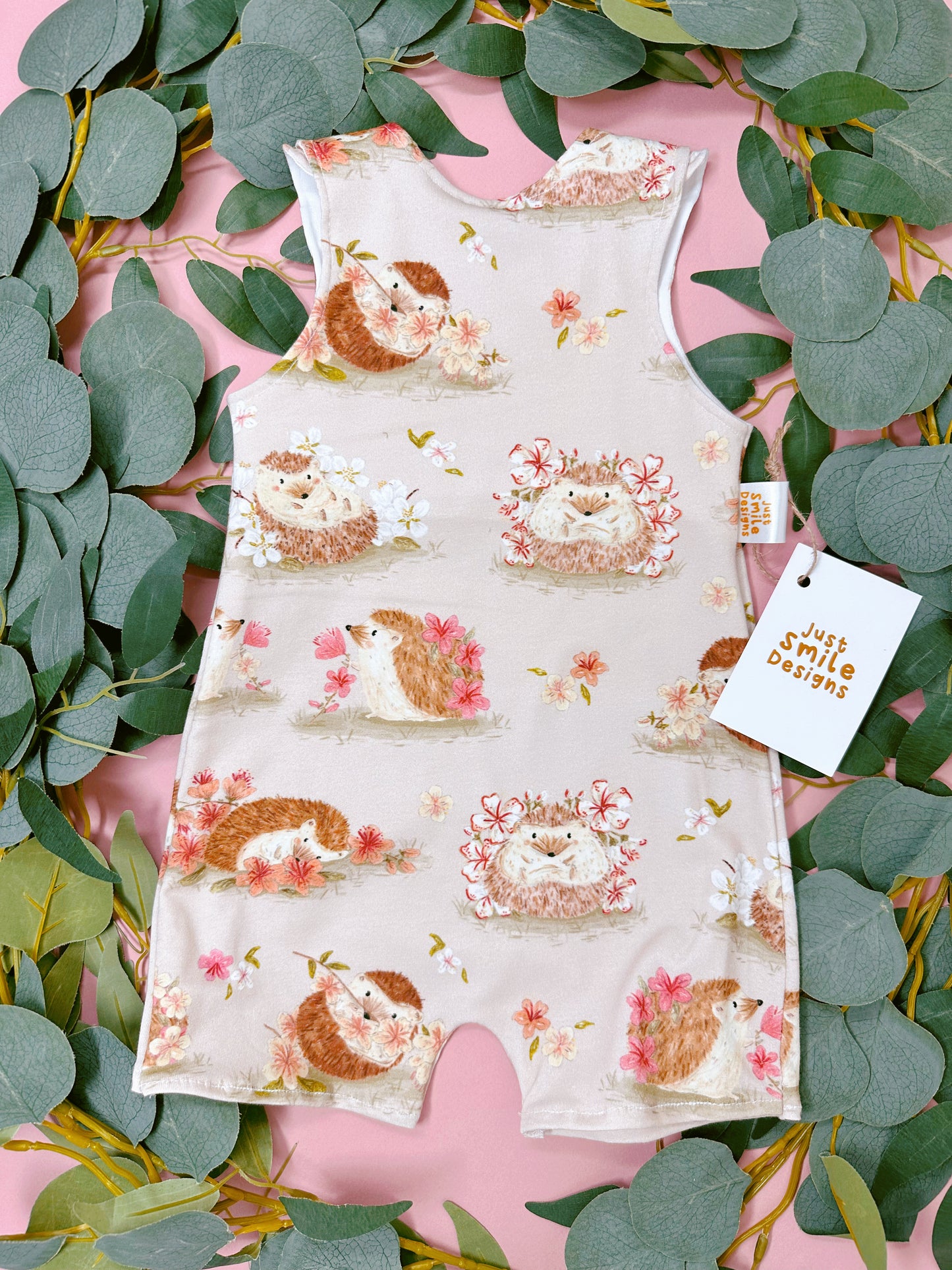Sakura Hedgehog Short Romper