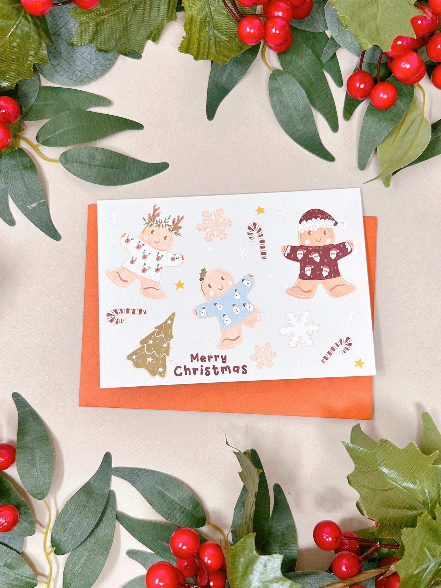 Gingerbread Christmas Card