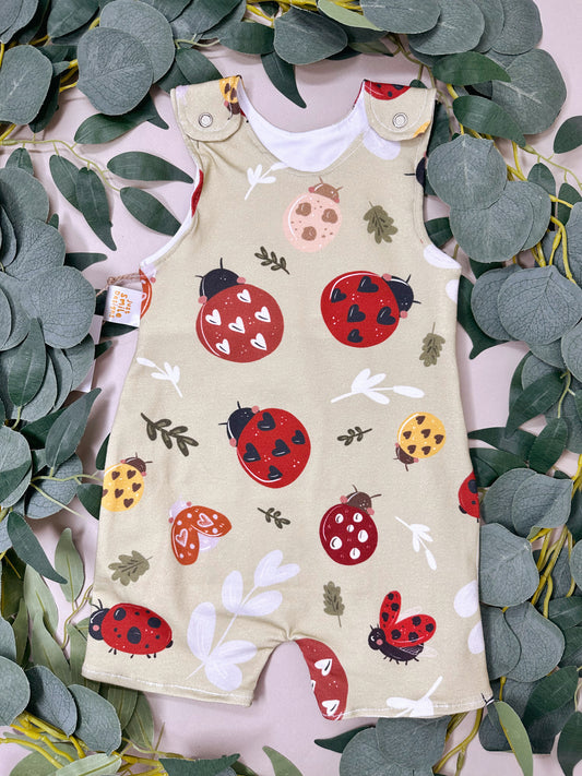 Ladybird short romper