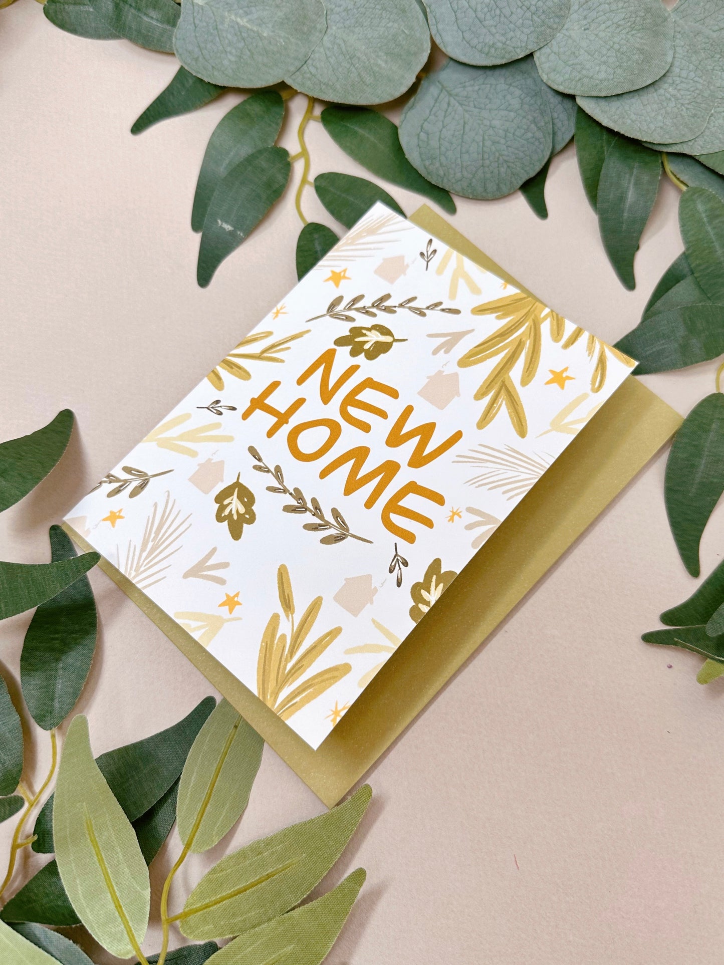 Botanical New Home Card