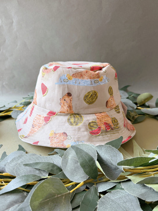 Capybara bucket hat