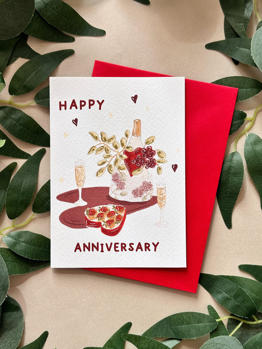 Wedding anniversary card