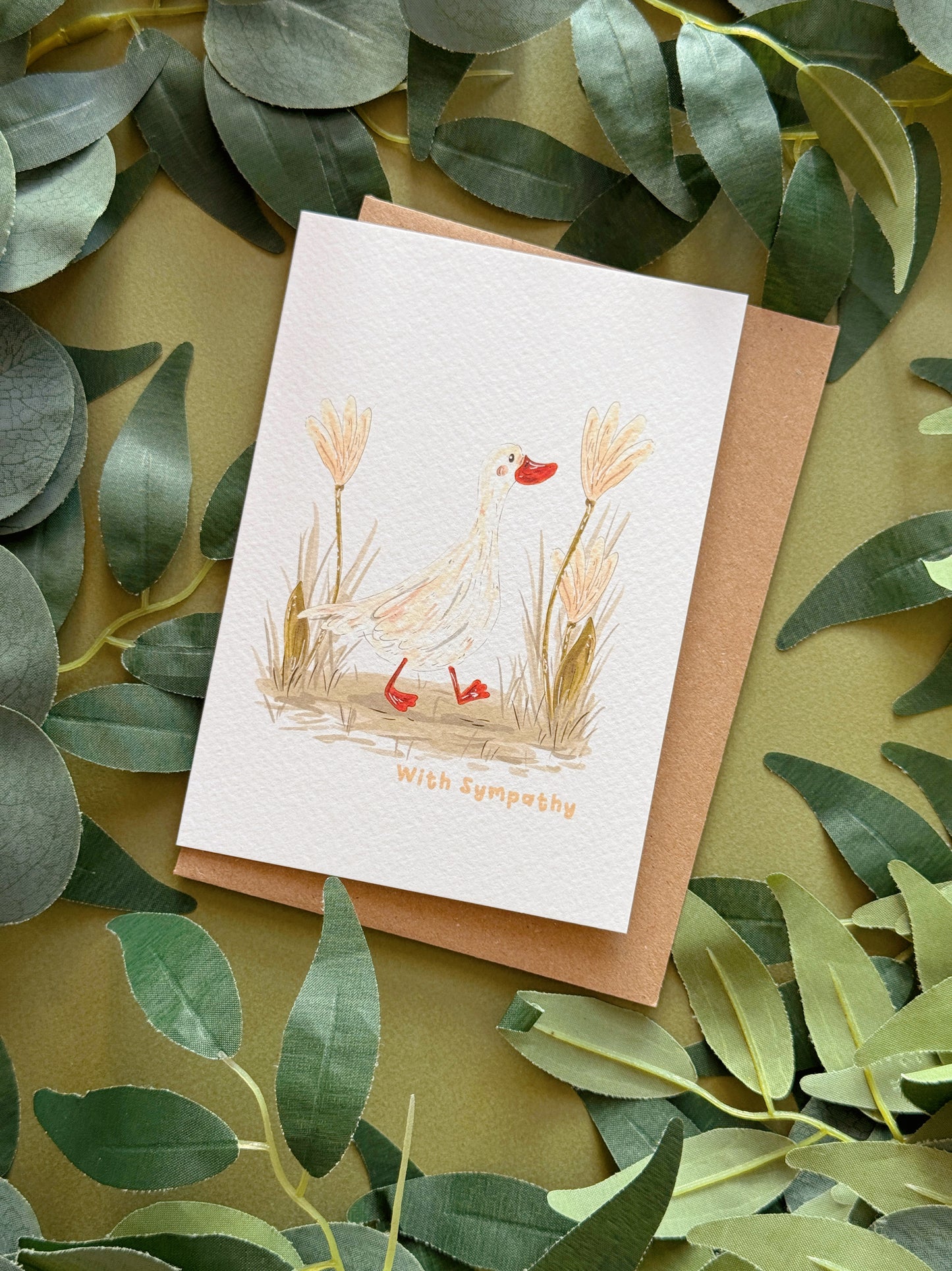 Duck Sympathy Card