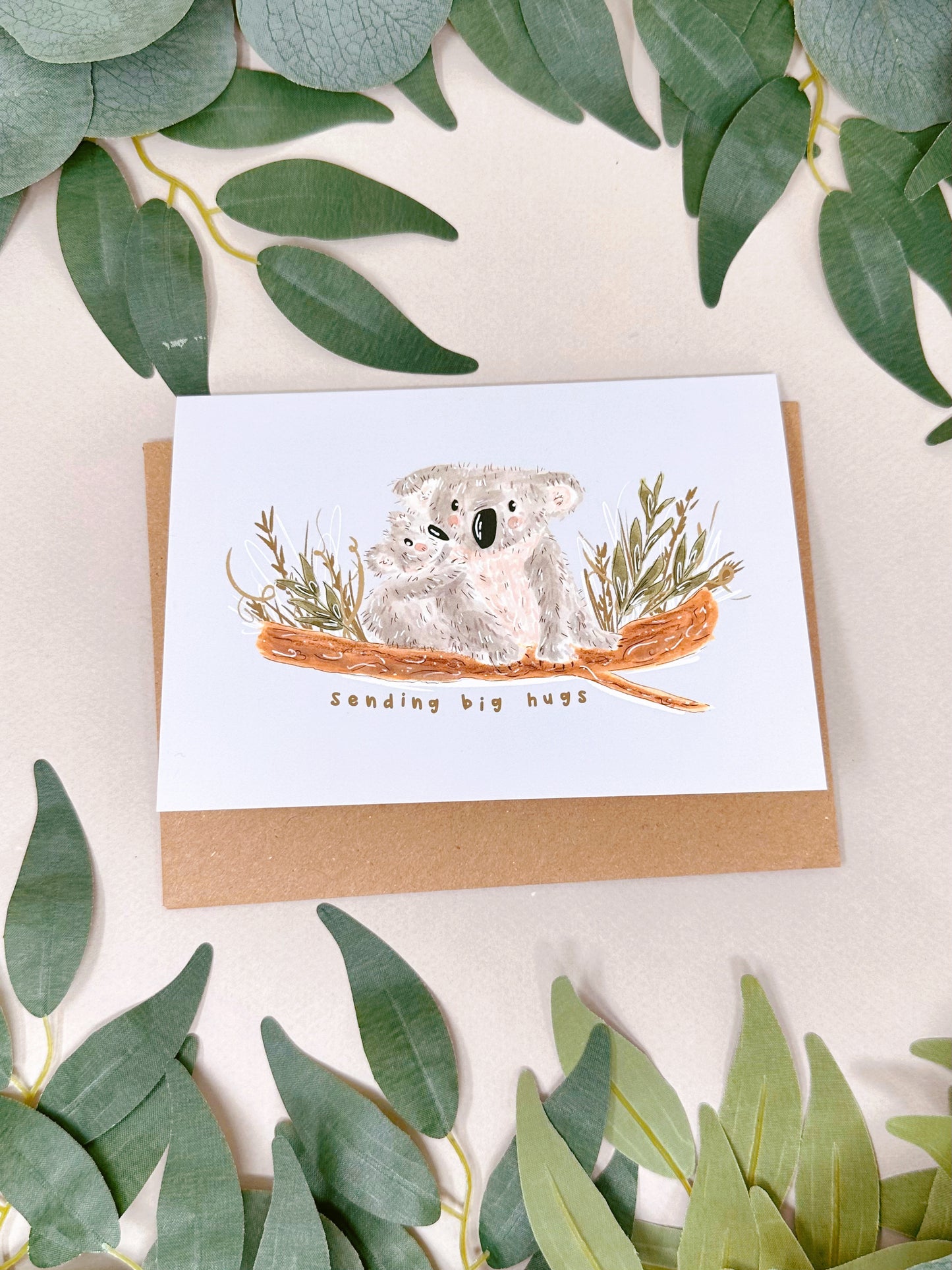 Koala Sending Hugs Card