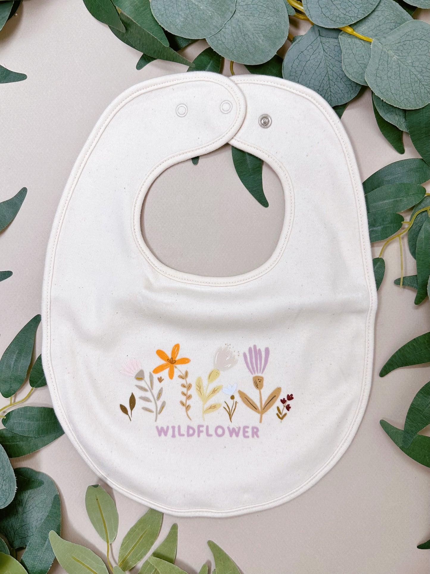 Wild Flower Bib & Hat Set
