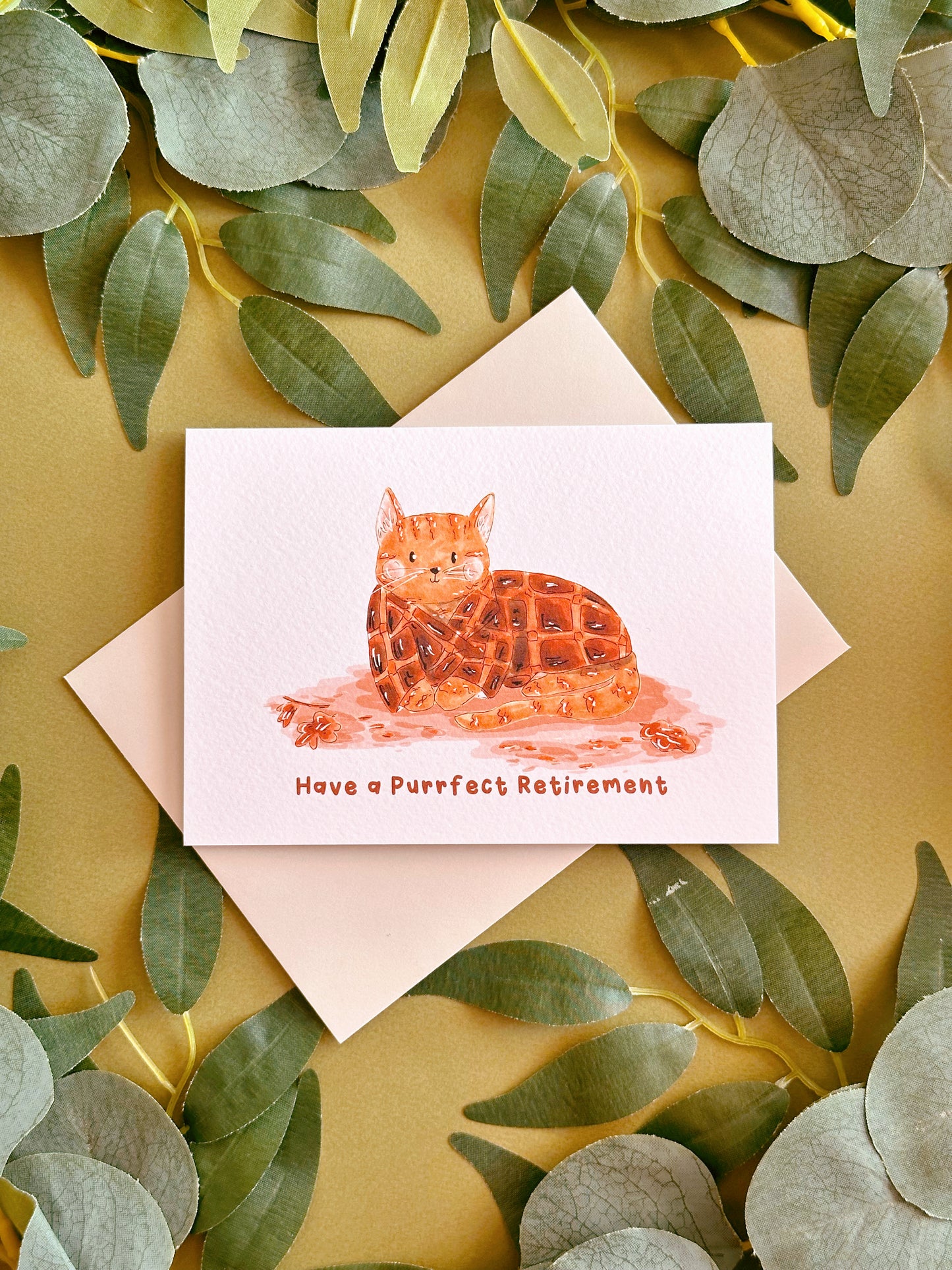 Cat Retirement Card