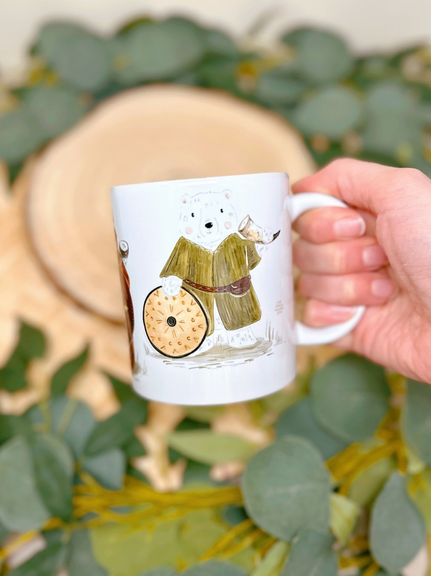 Viking Bear Ceramic Mug