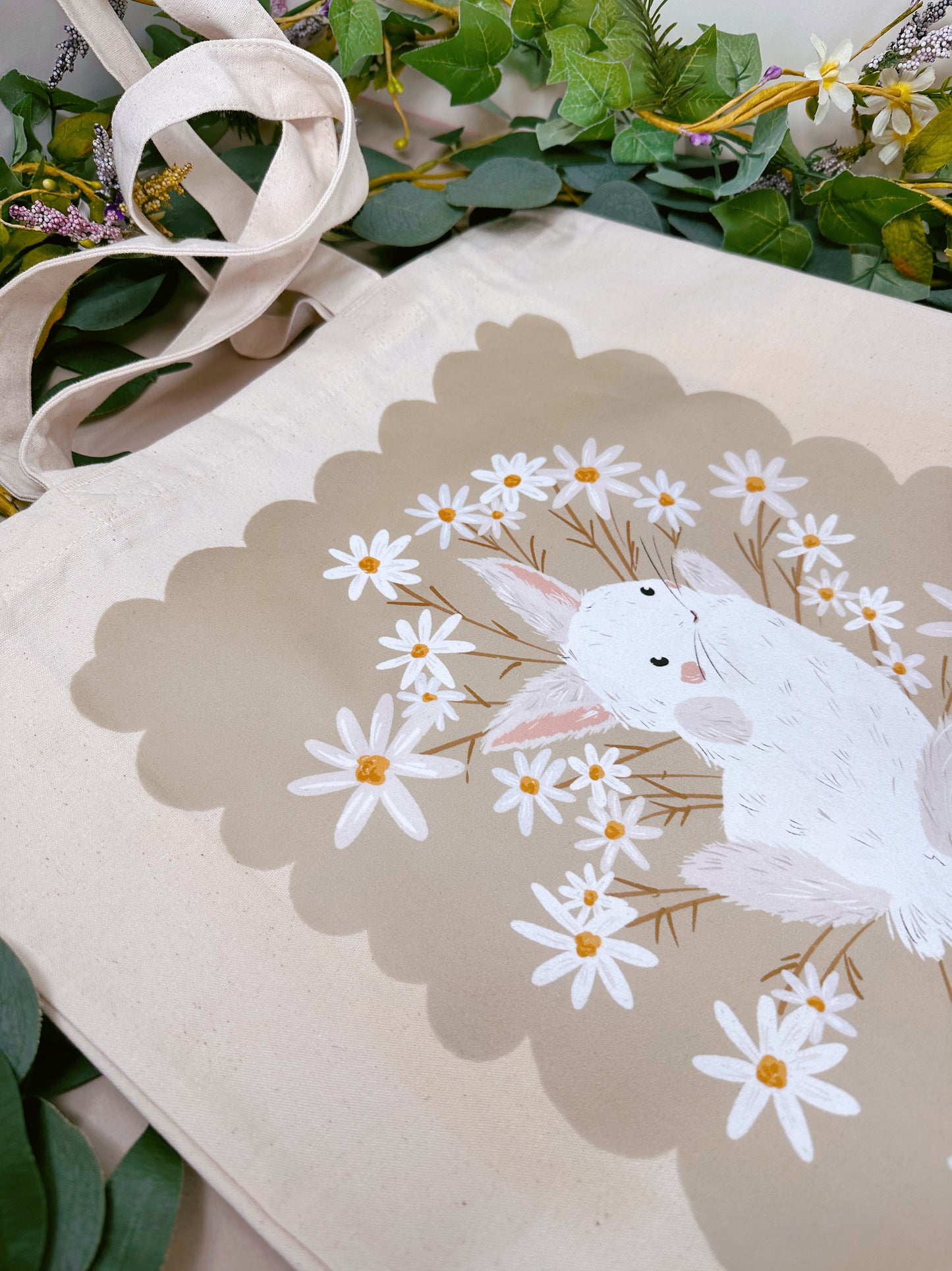 Cute Bunny Giant Tote Bag