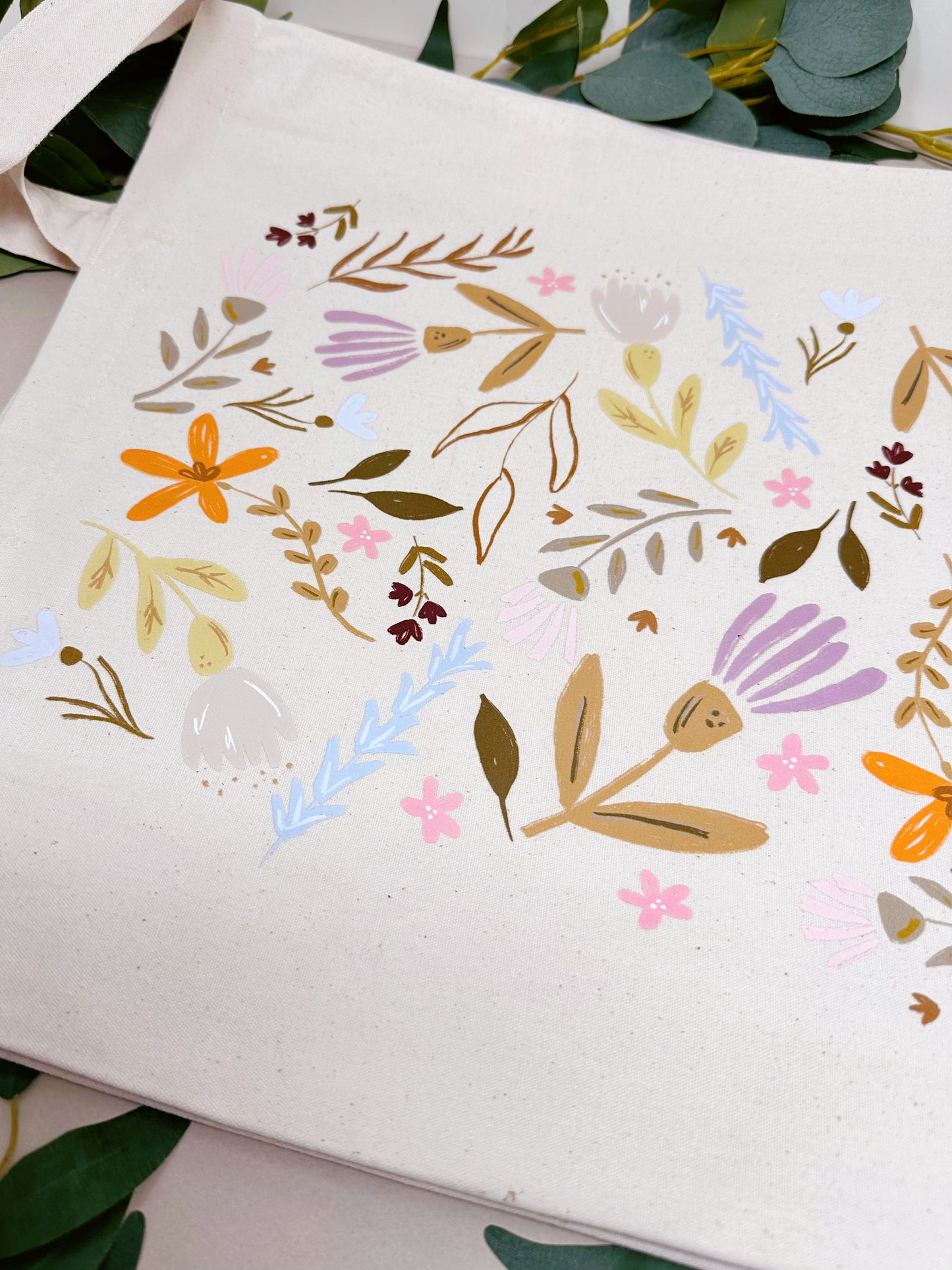 Fresh Flowers Giant Tote Bag