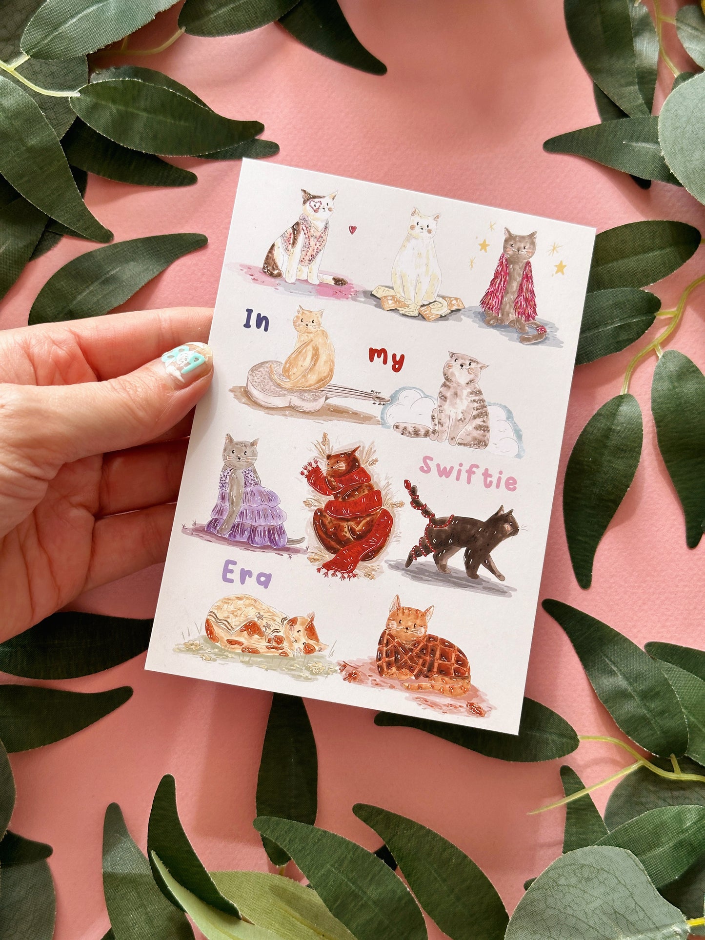 Cat Eras Postcard