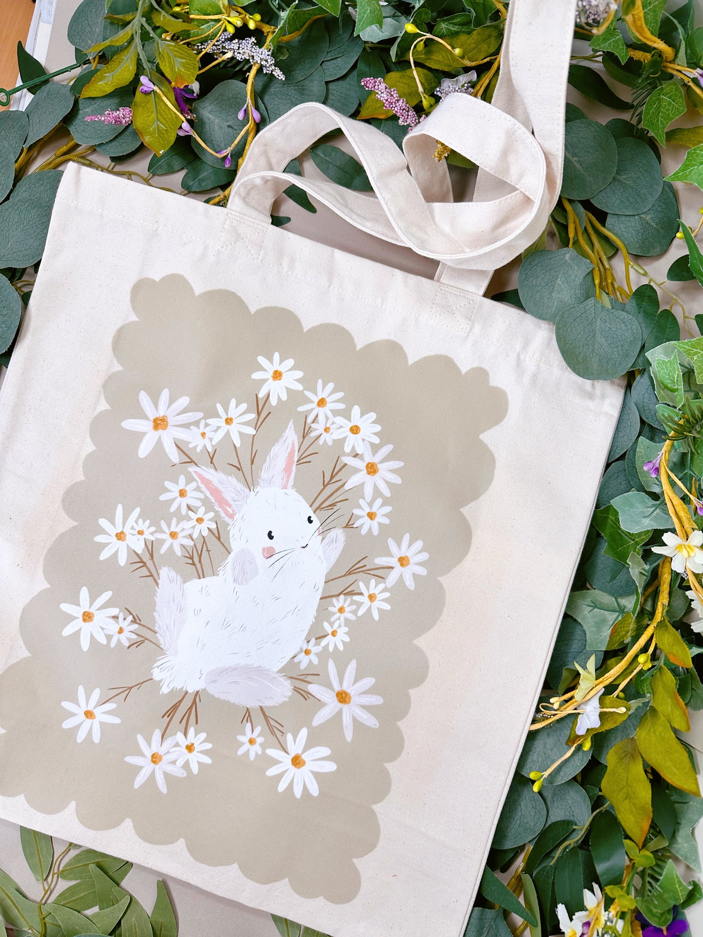 Cute Bunny Giant Tote Bag