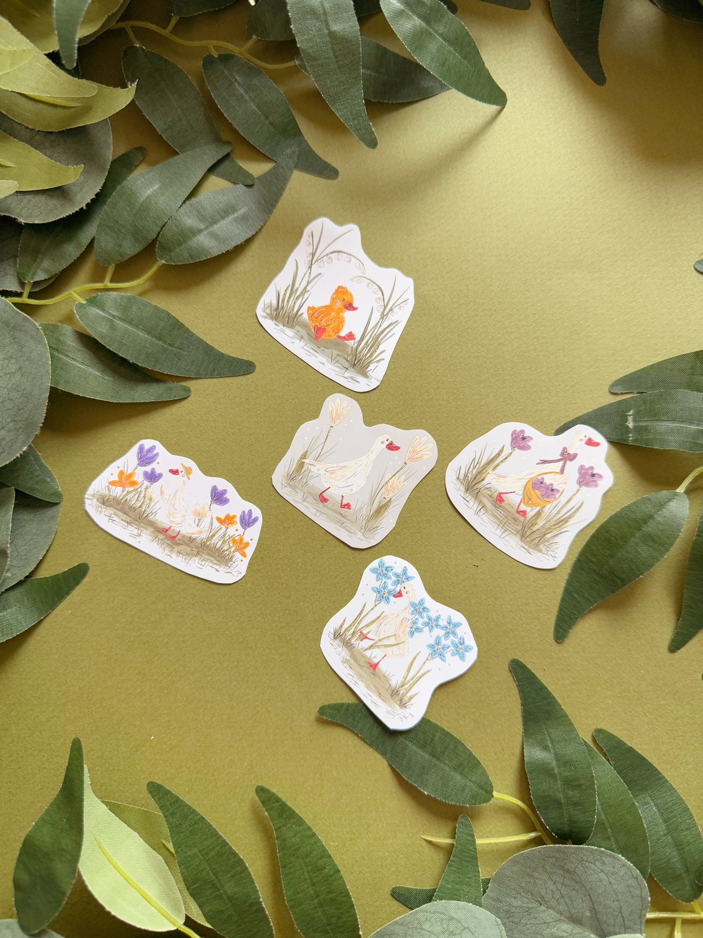 Spring Duck Sticker