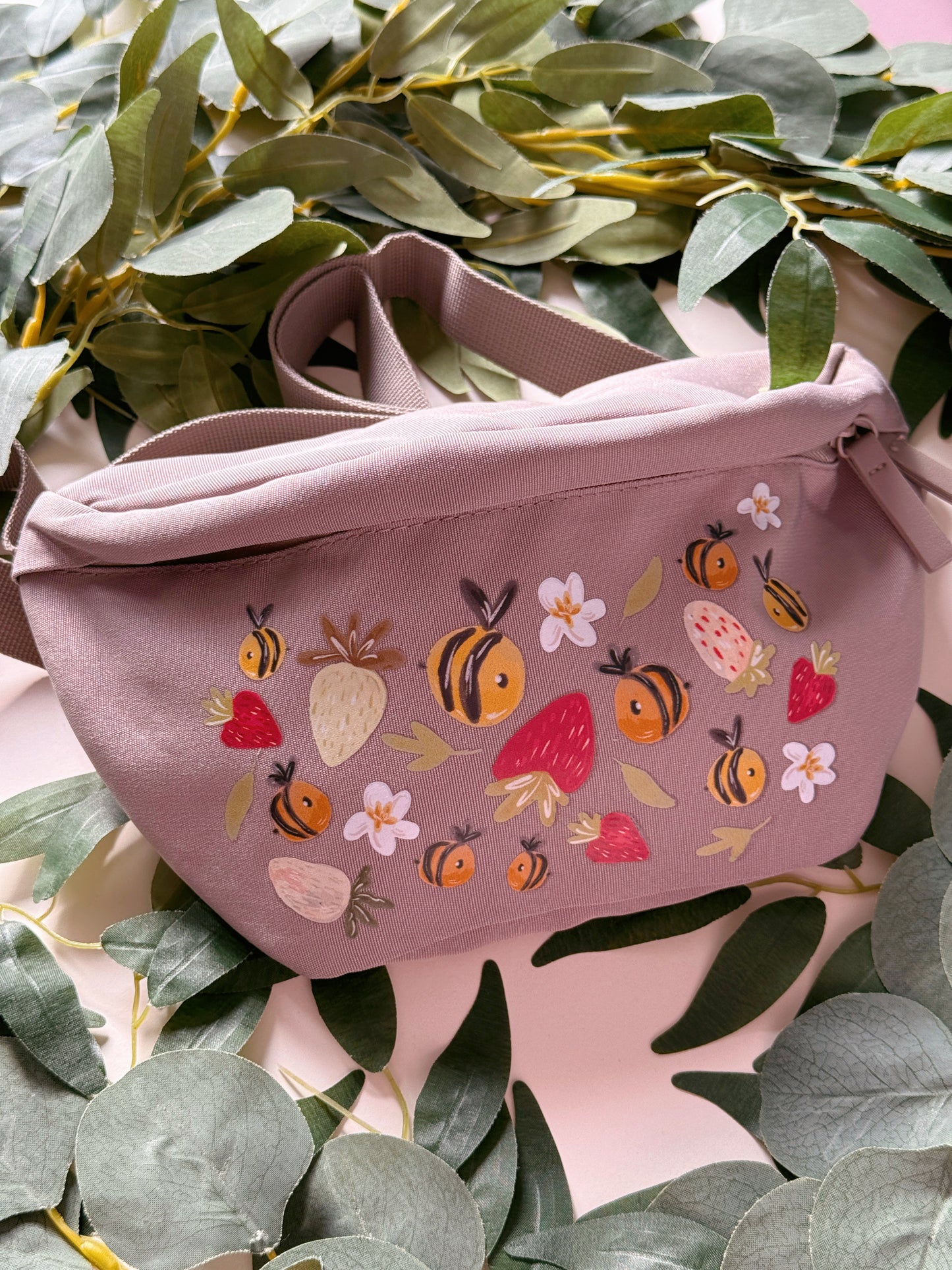 Strawberry Bee Bum Bag