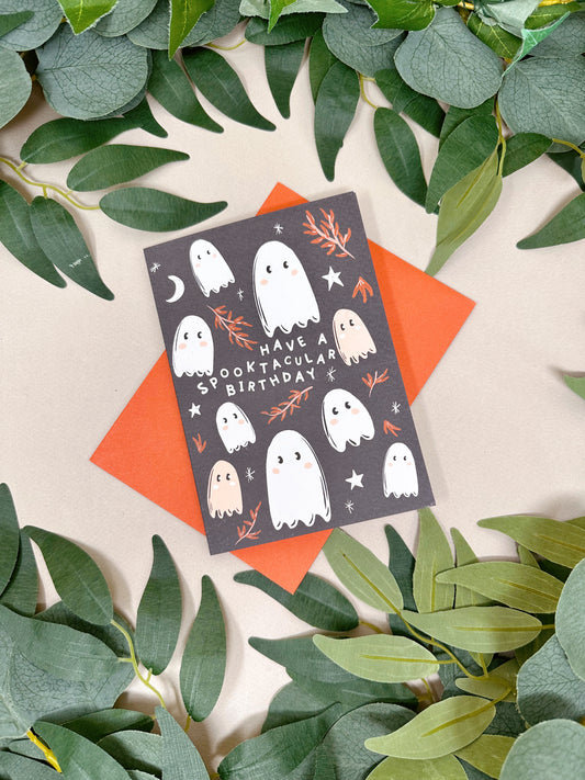 Ghost Spooktacular Birthday Card
