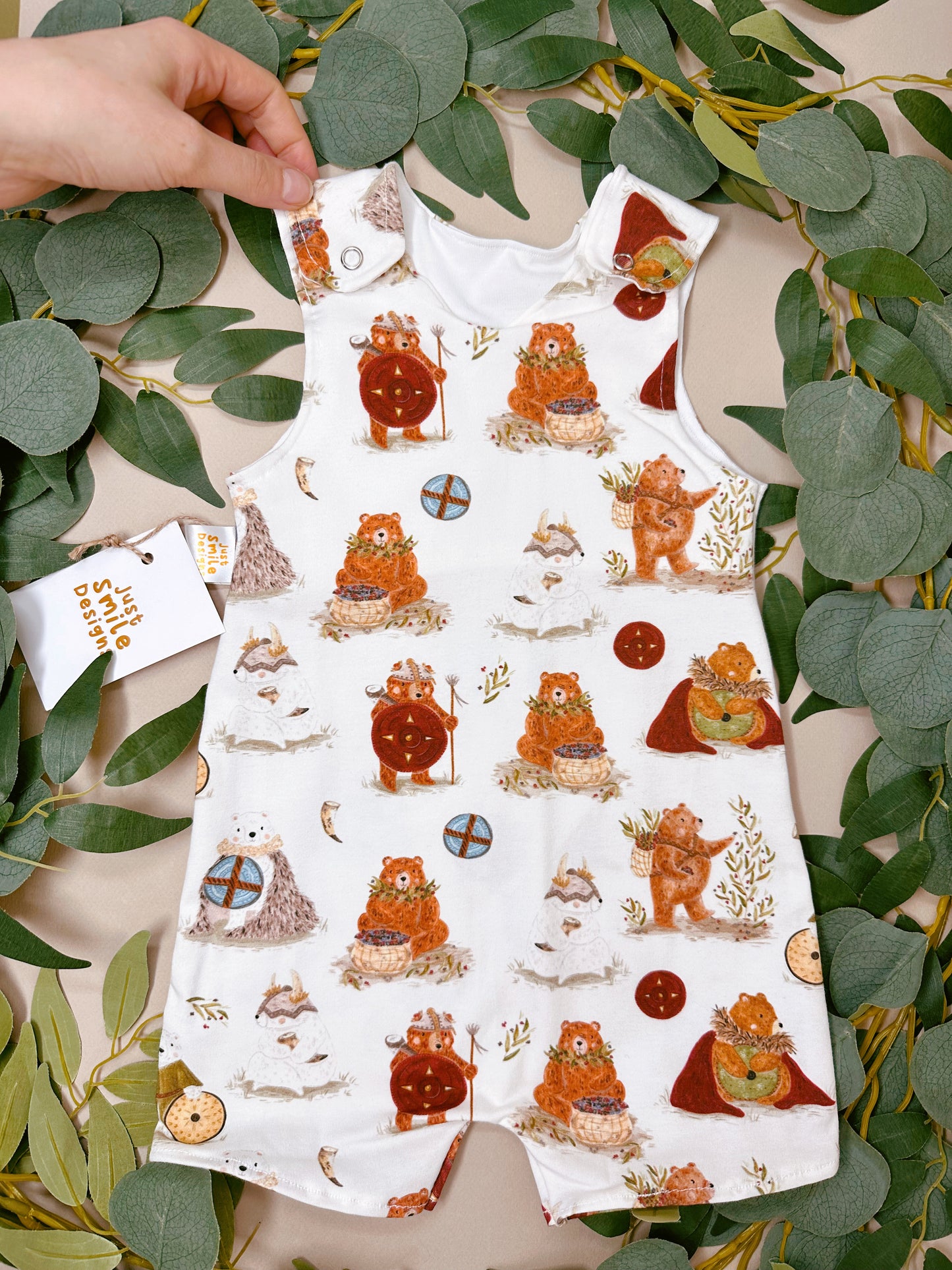 Viking Bear Short Romper
